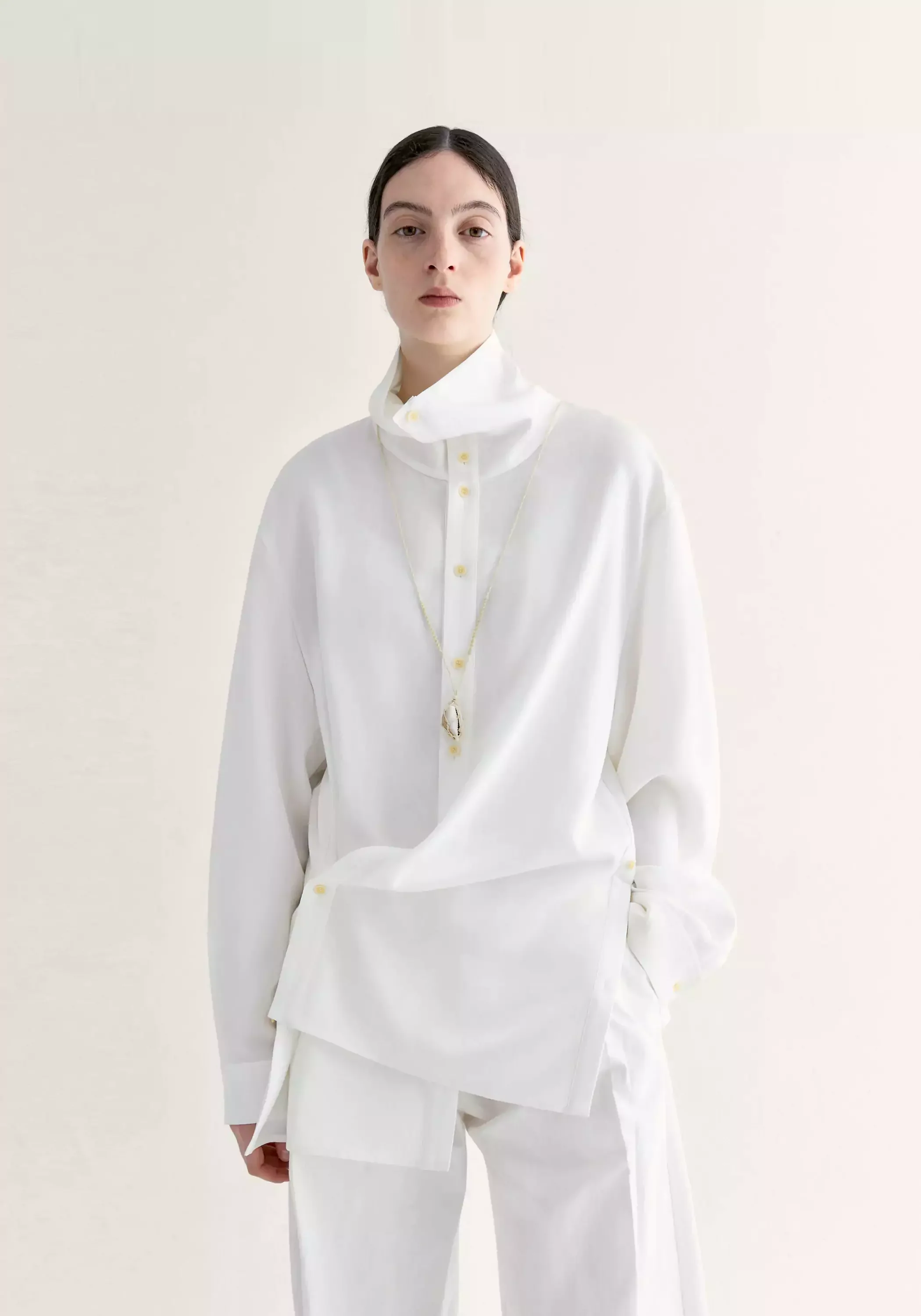 Two-way Collar Shirt - Image 3