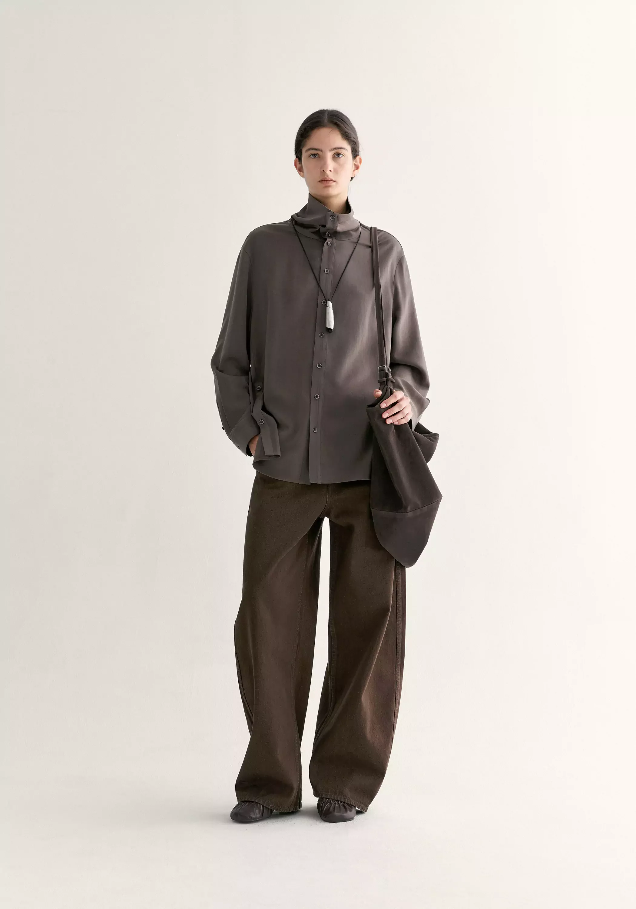Two-way Collar Shirt - Image 5