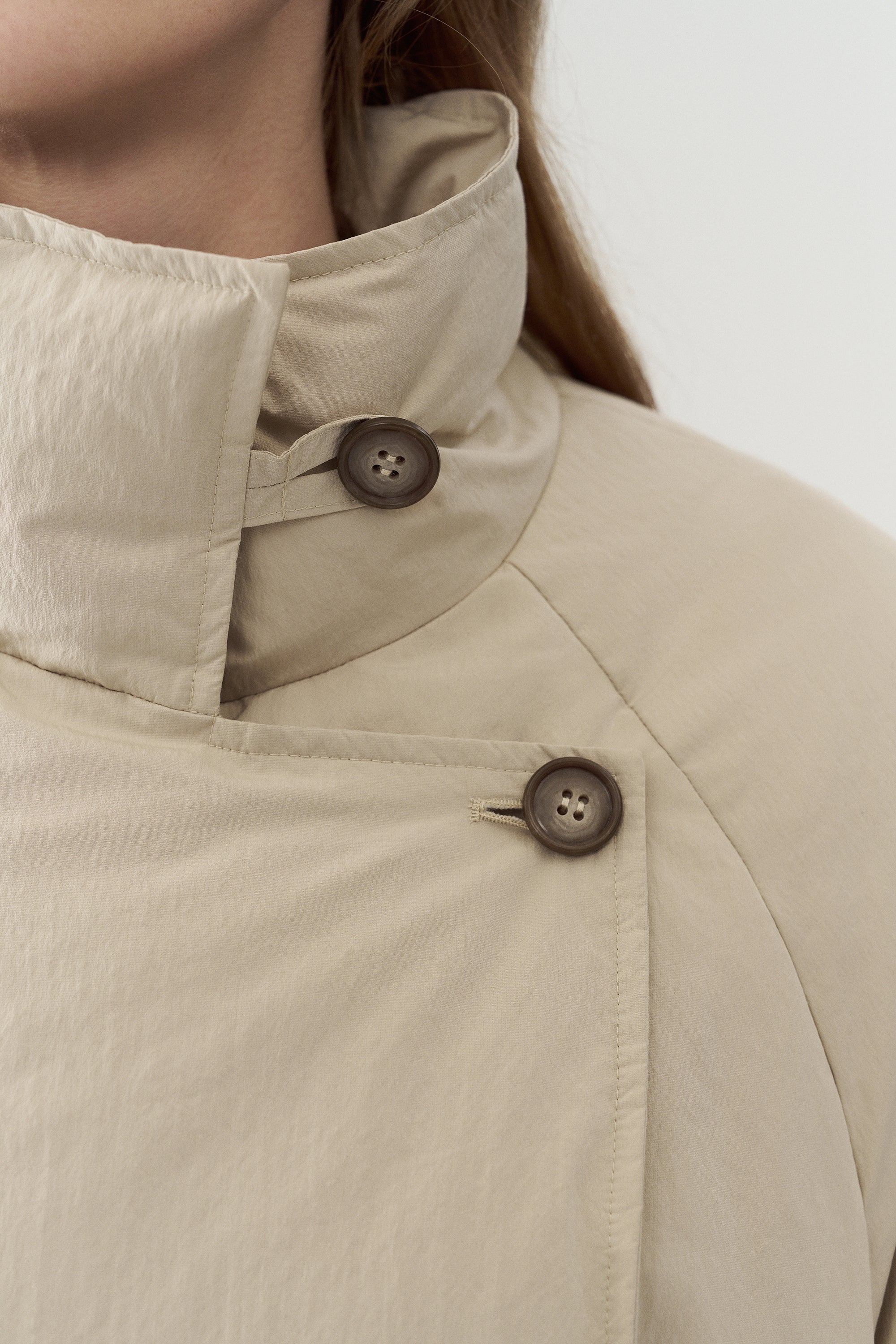 Two-Way Collar Short Down Jacket - Image 13