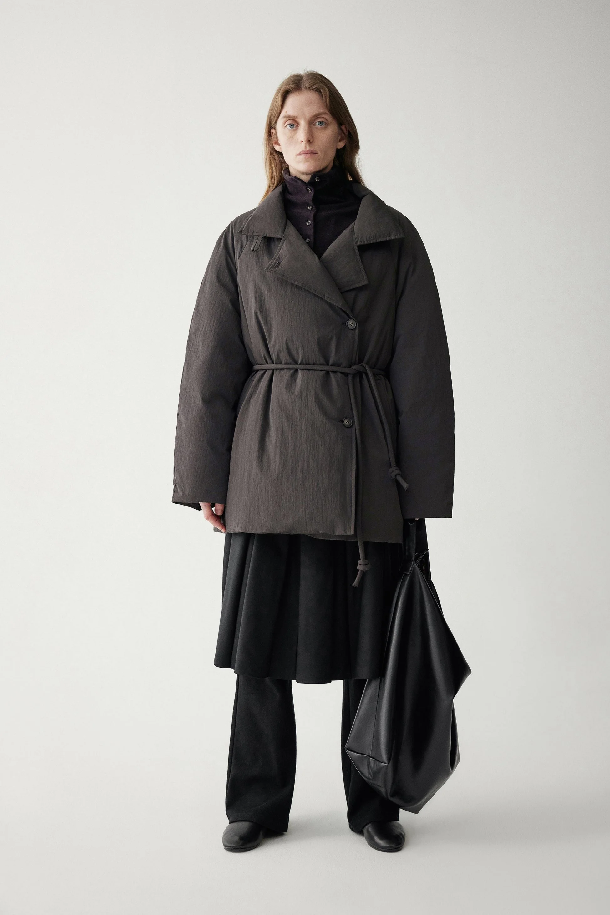 Two-Way Collar Short Down Jacket - Image 3