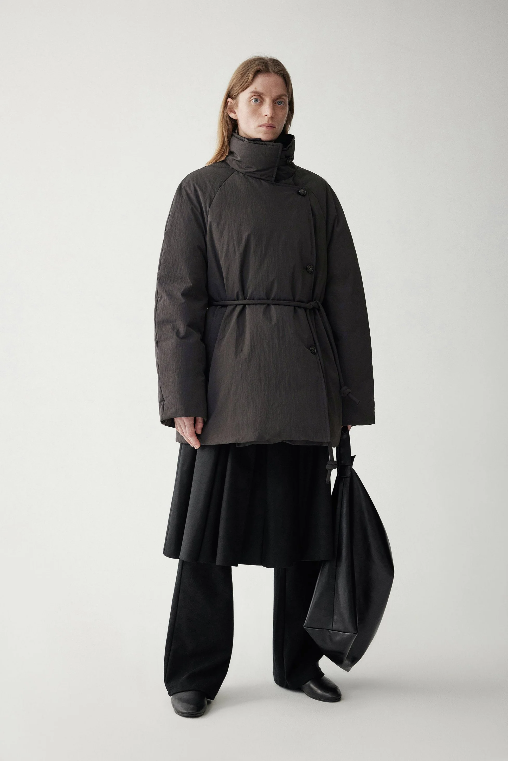 Two-Way Collar Short Down Jacket - Image 4