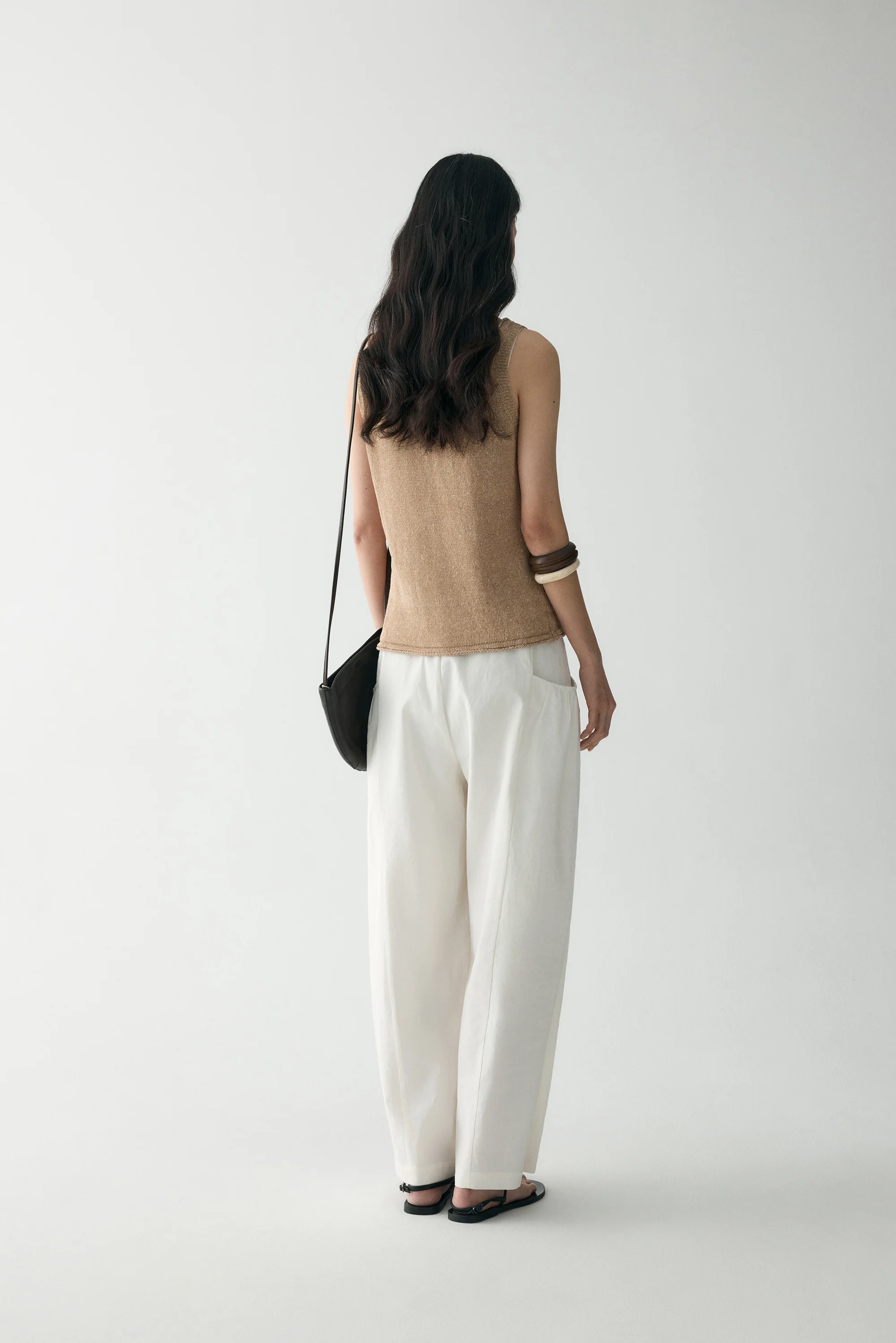 Two-way Linen Knitted Vest - Image 18