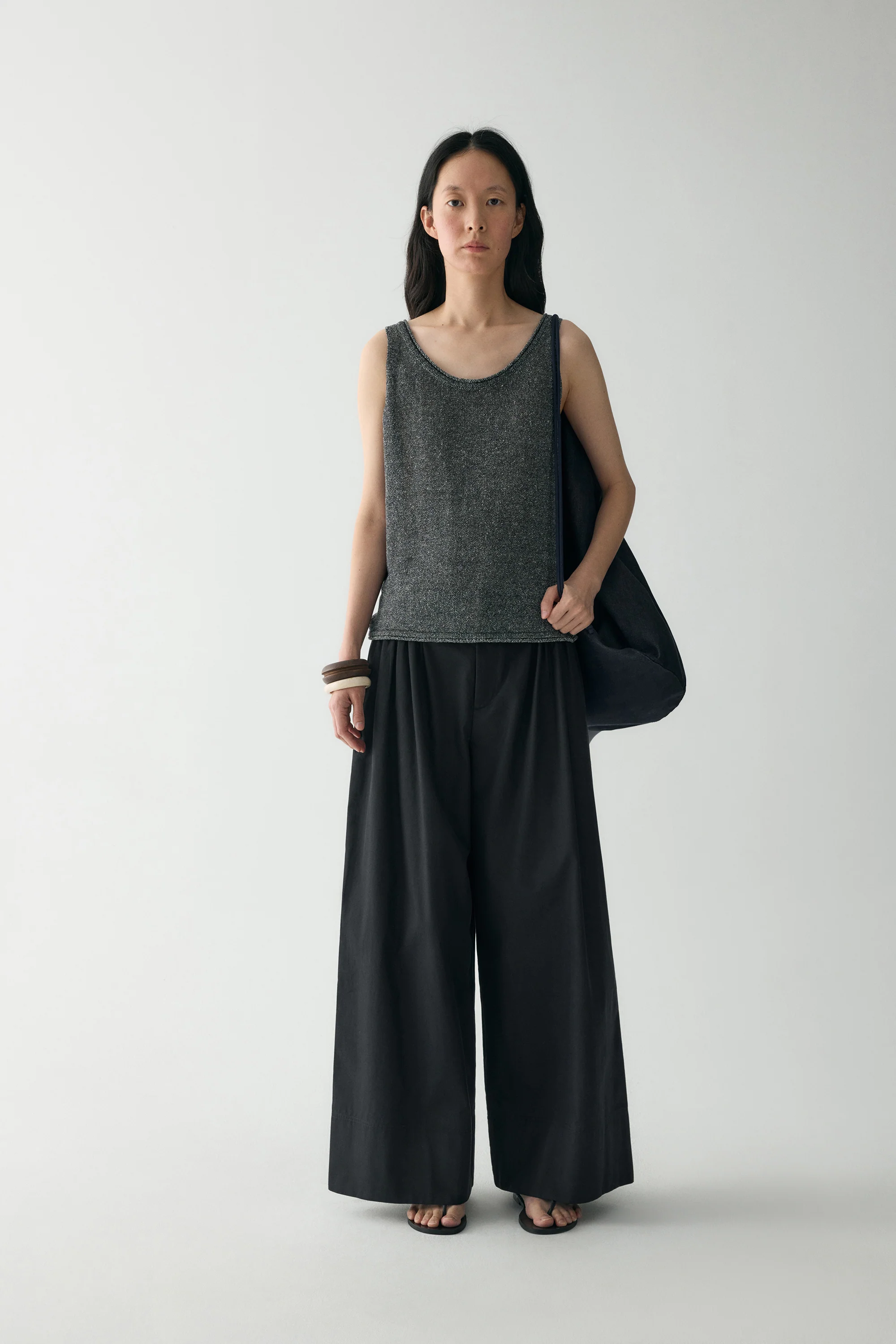 Two-way Linen Knitted Vest - Image 5