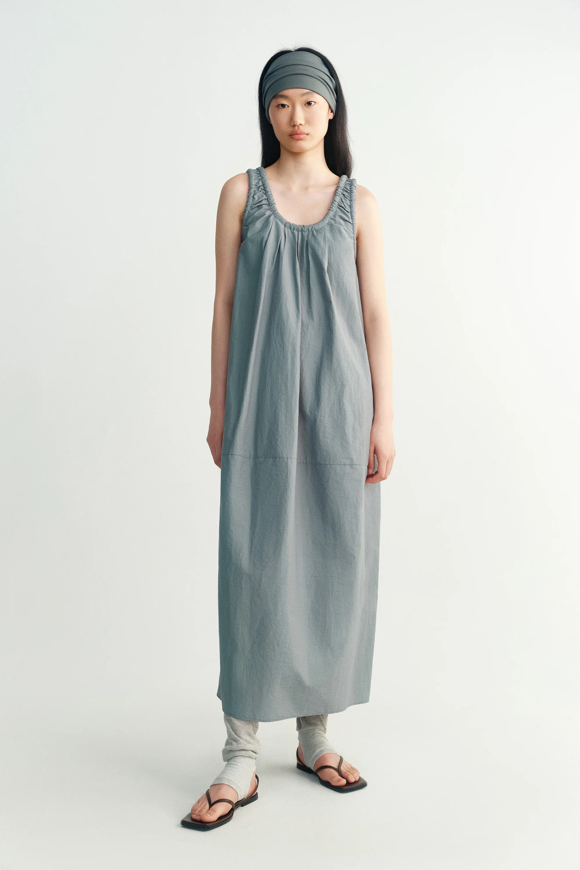 U-line Cotton Belted Dress - Image 12