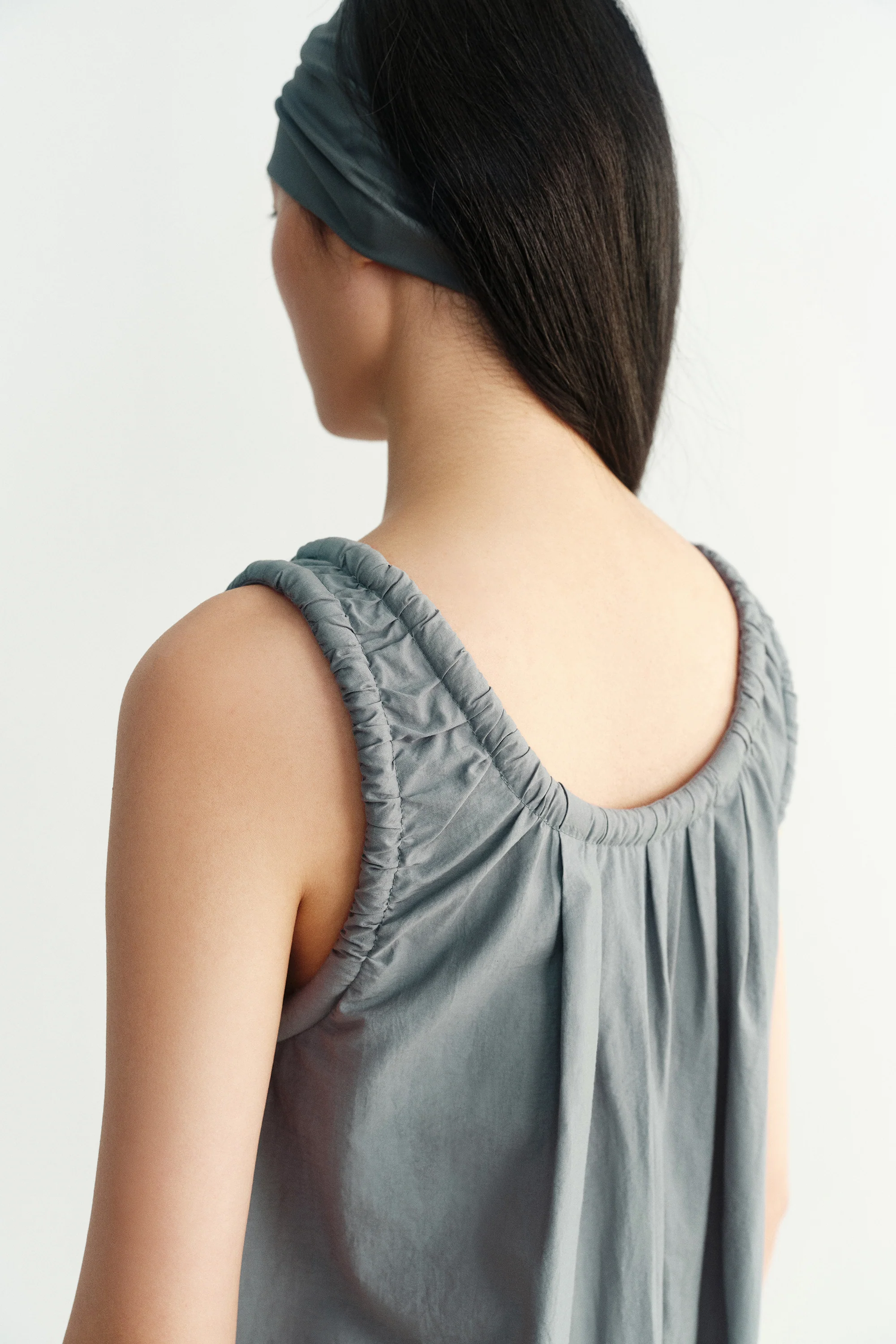 U-line Cotton Belted Dress - Image 15