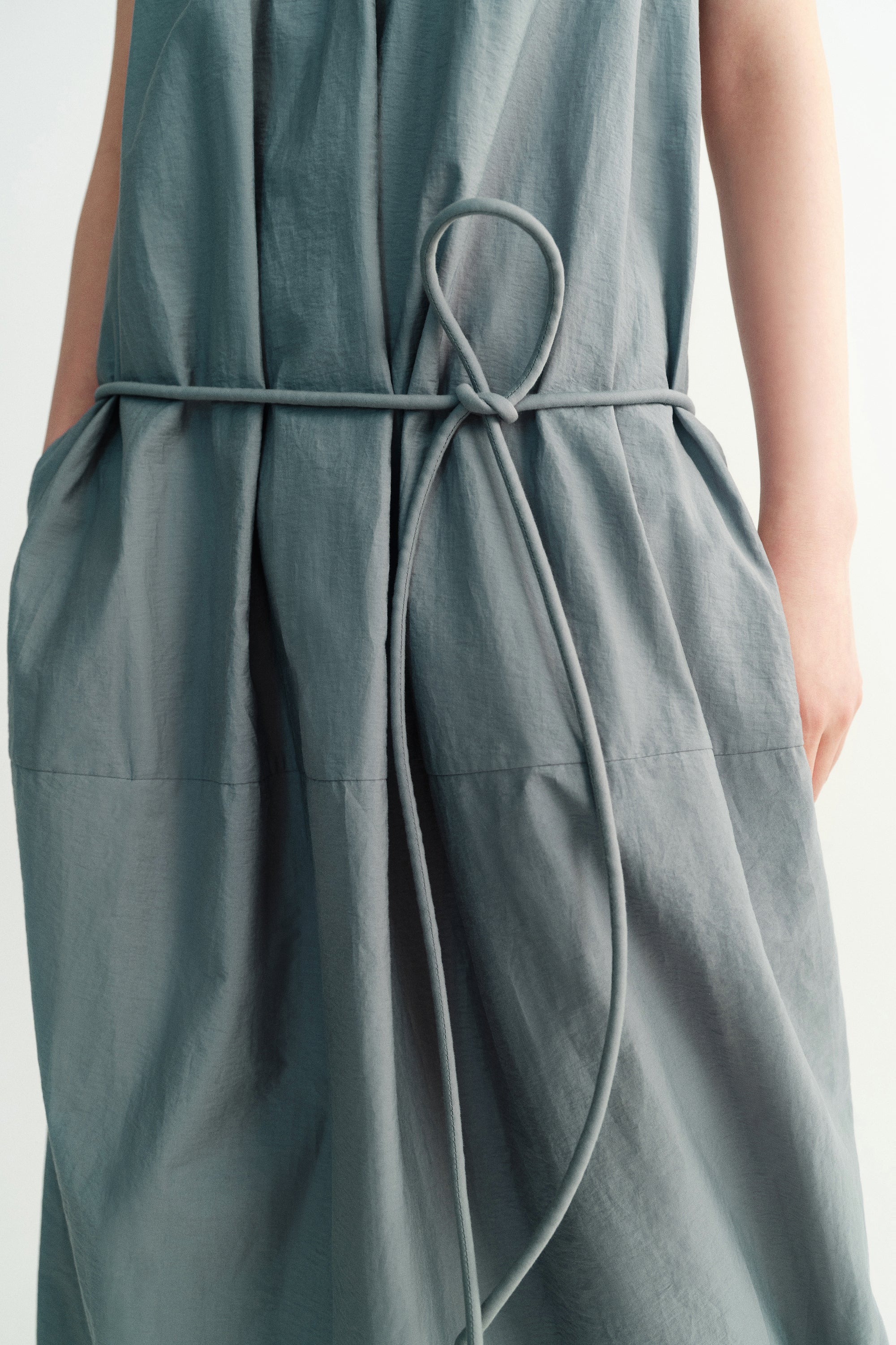 U-line Cotton Belted Dress - Image 17