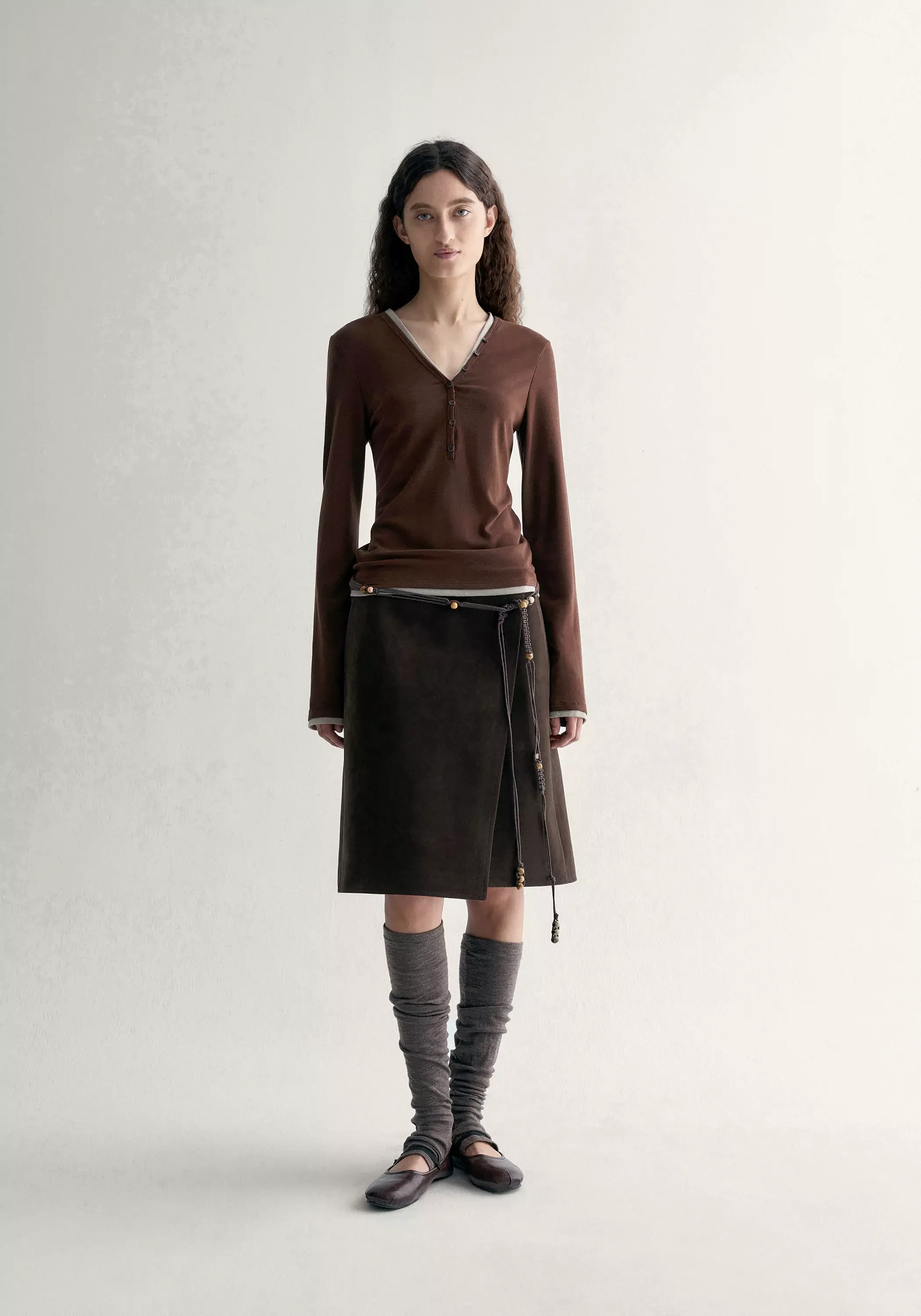 V-neck Buttoned Top - Image 15