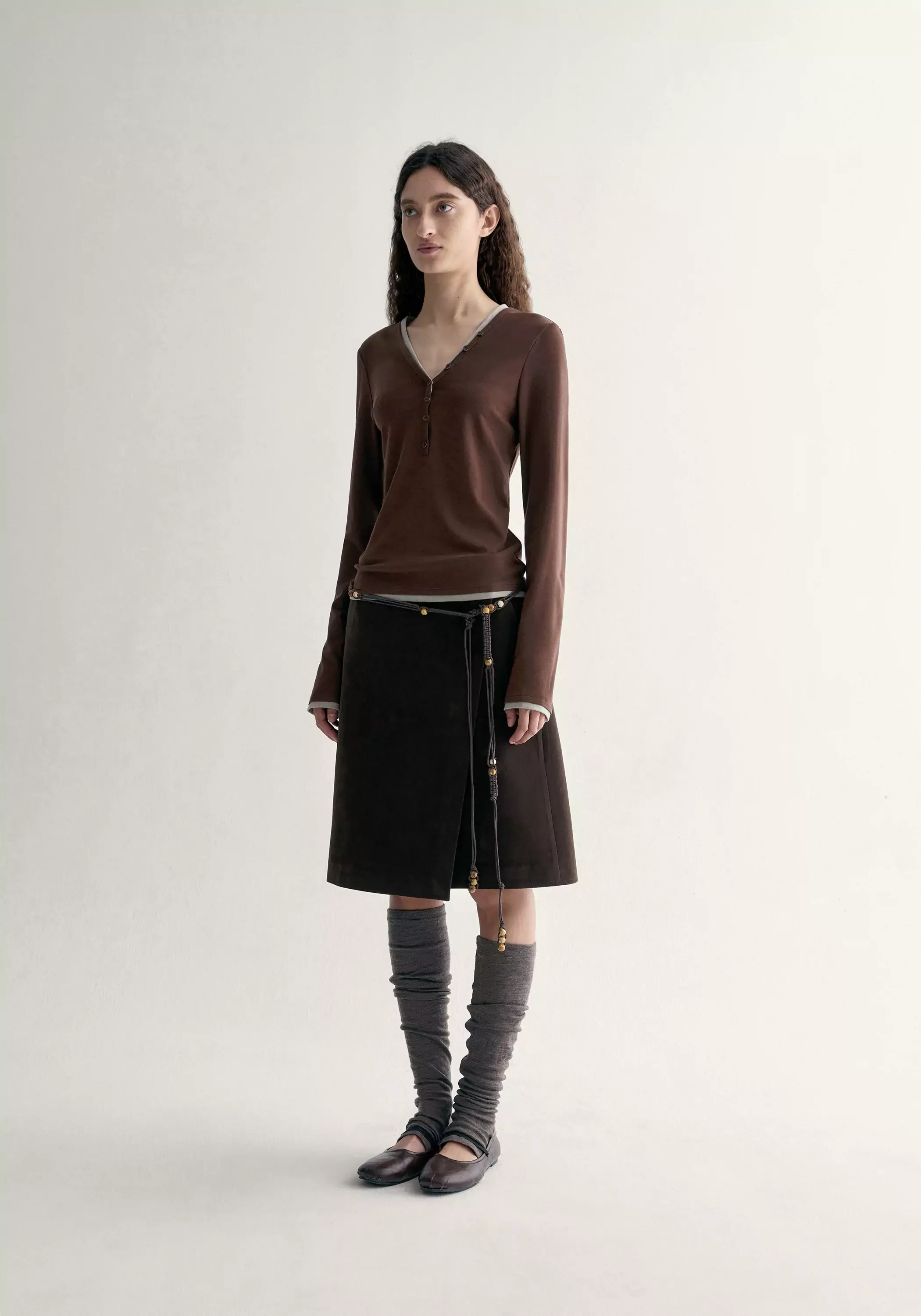 V-neck Buttoned Top - Image 16