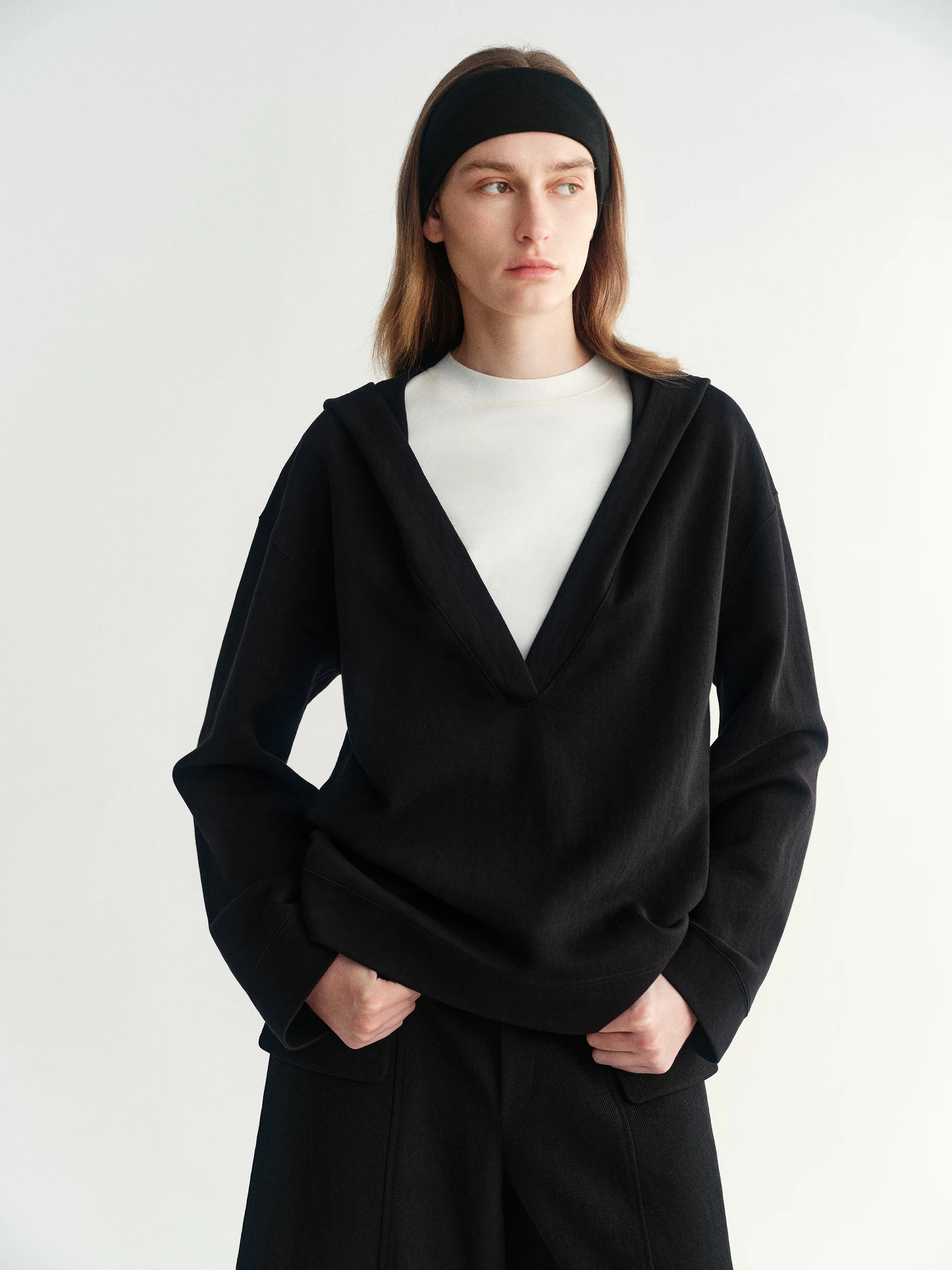 V-neck Hoodie - Image 19