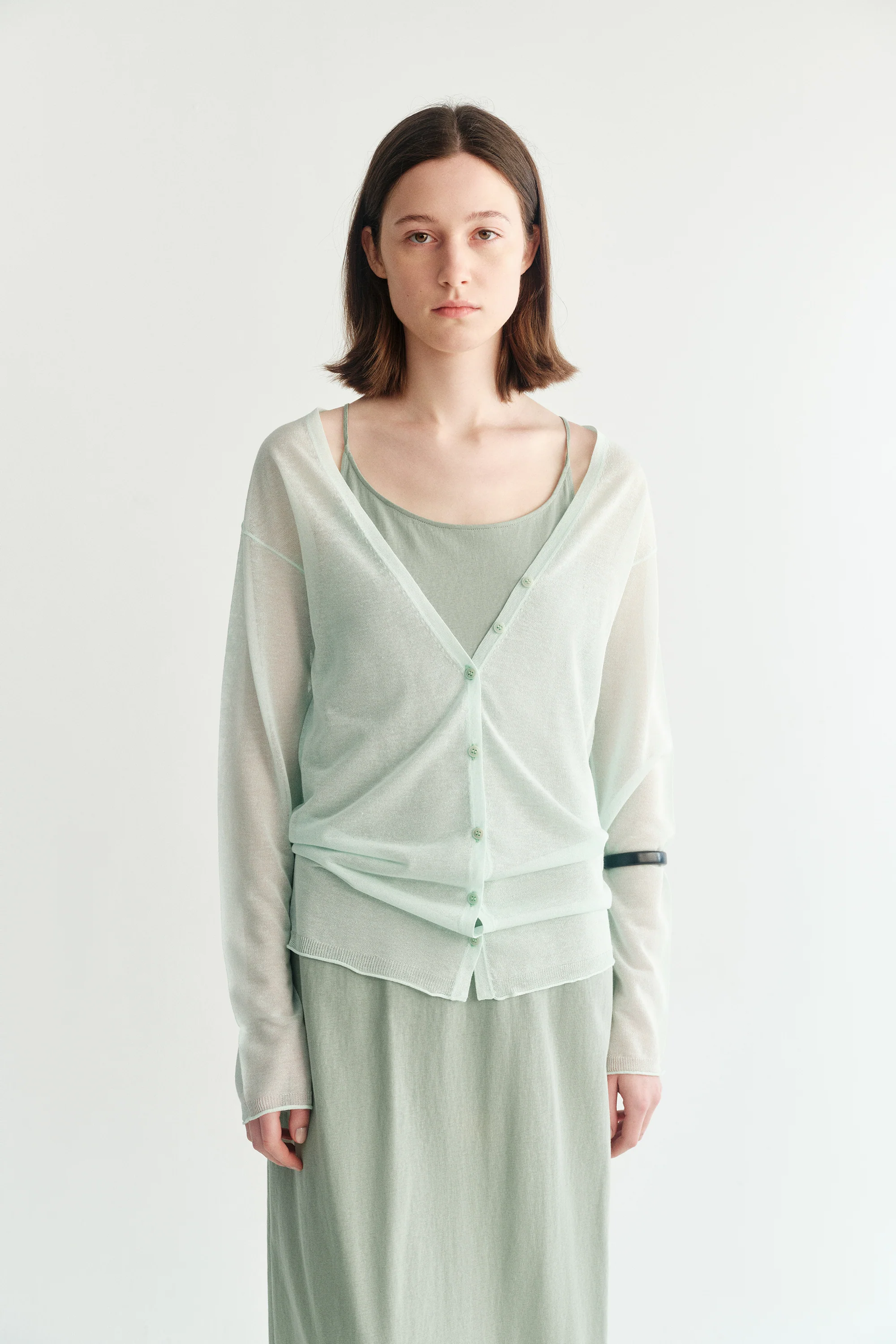 V-neck Knitted Cardigan