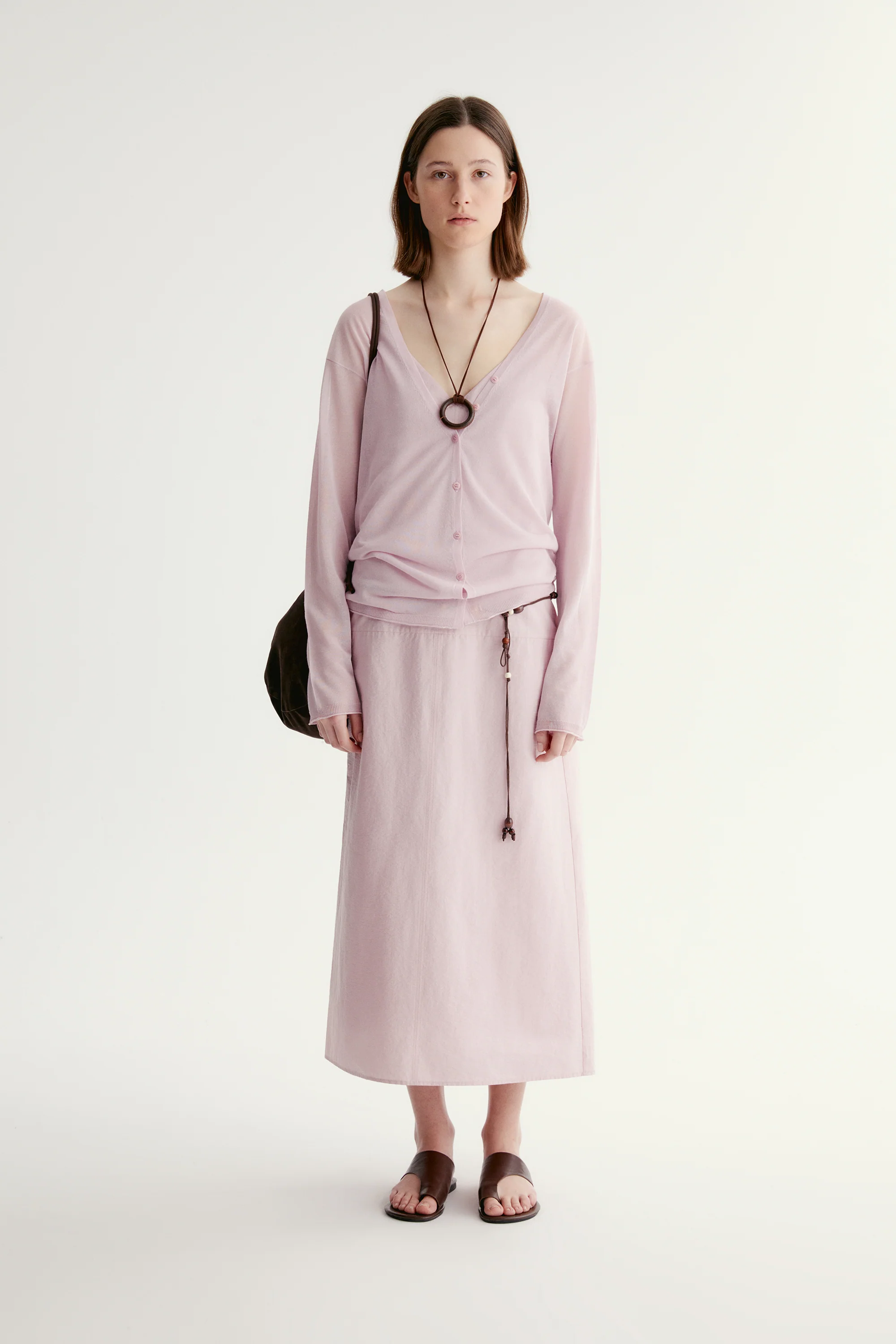 V-neck Knitted Cardigan - Image 18