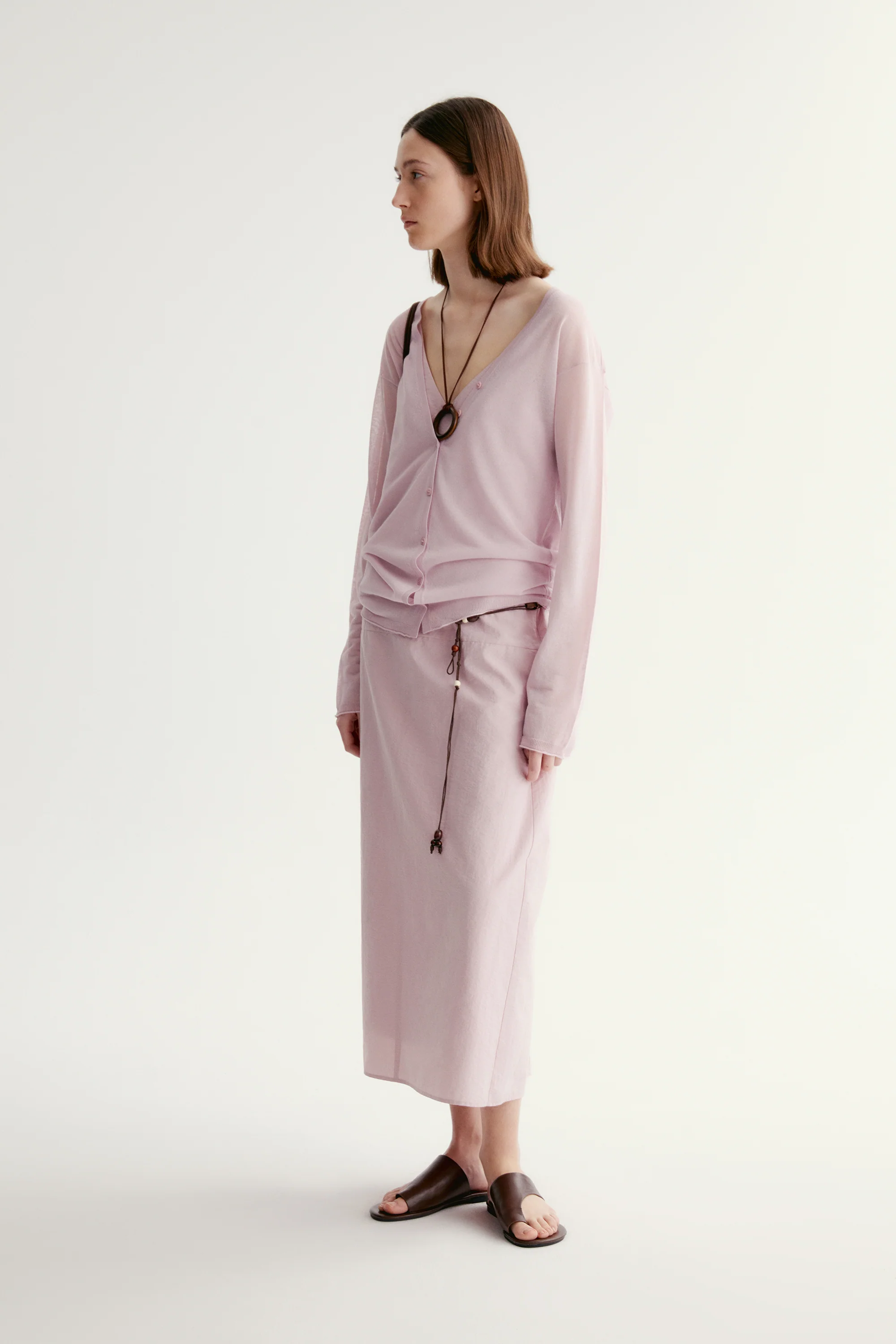 V-neck Knitted Cardigan - Image 19