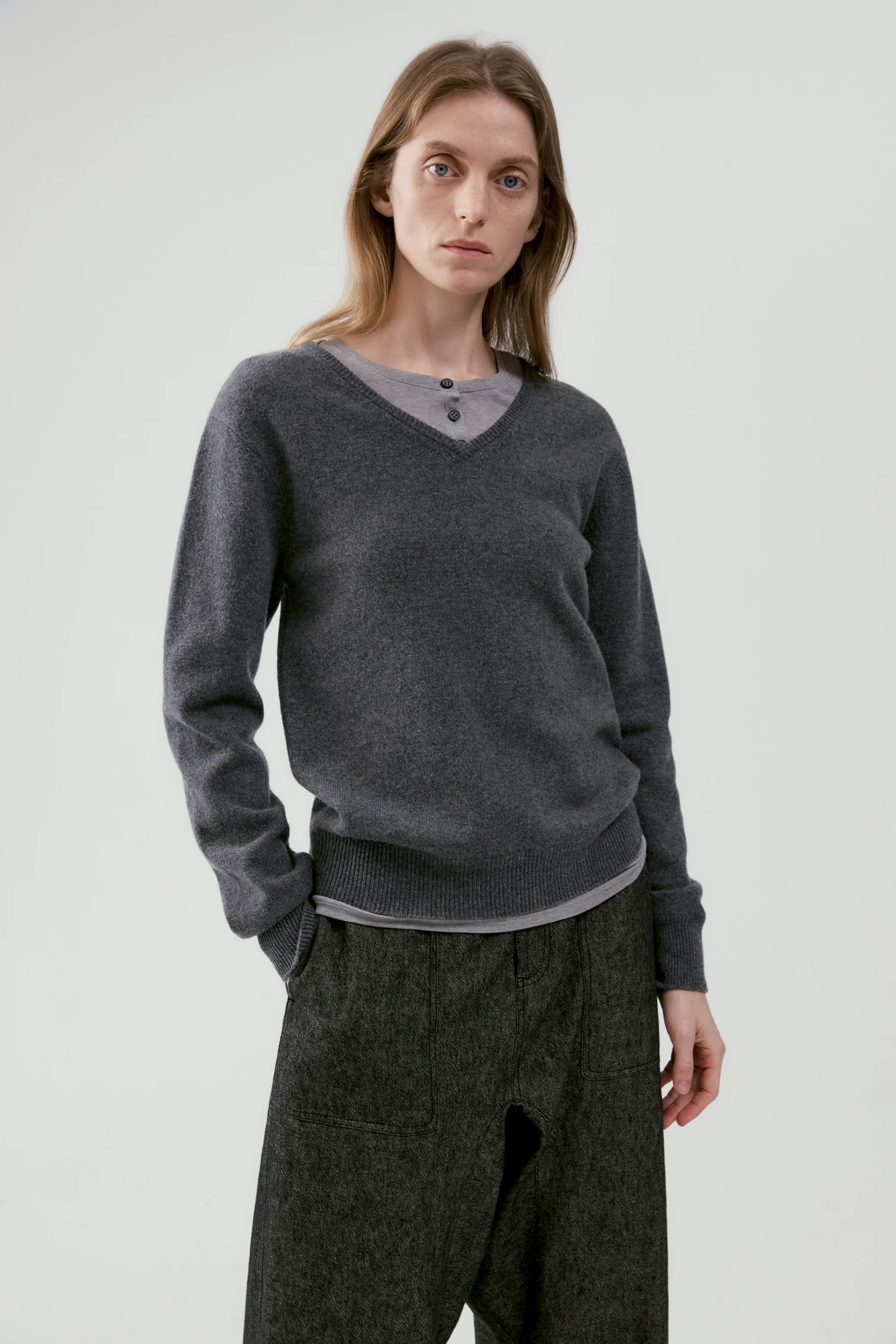 V-neck Knitted Top - Image 10