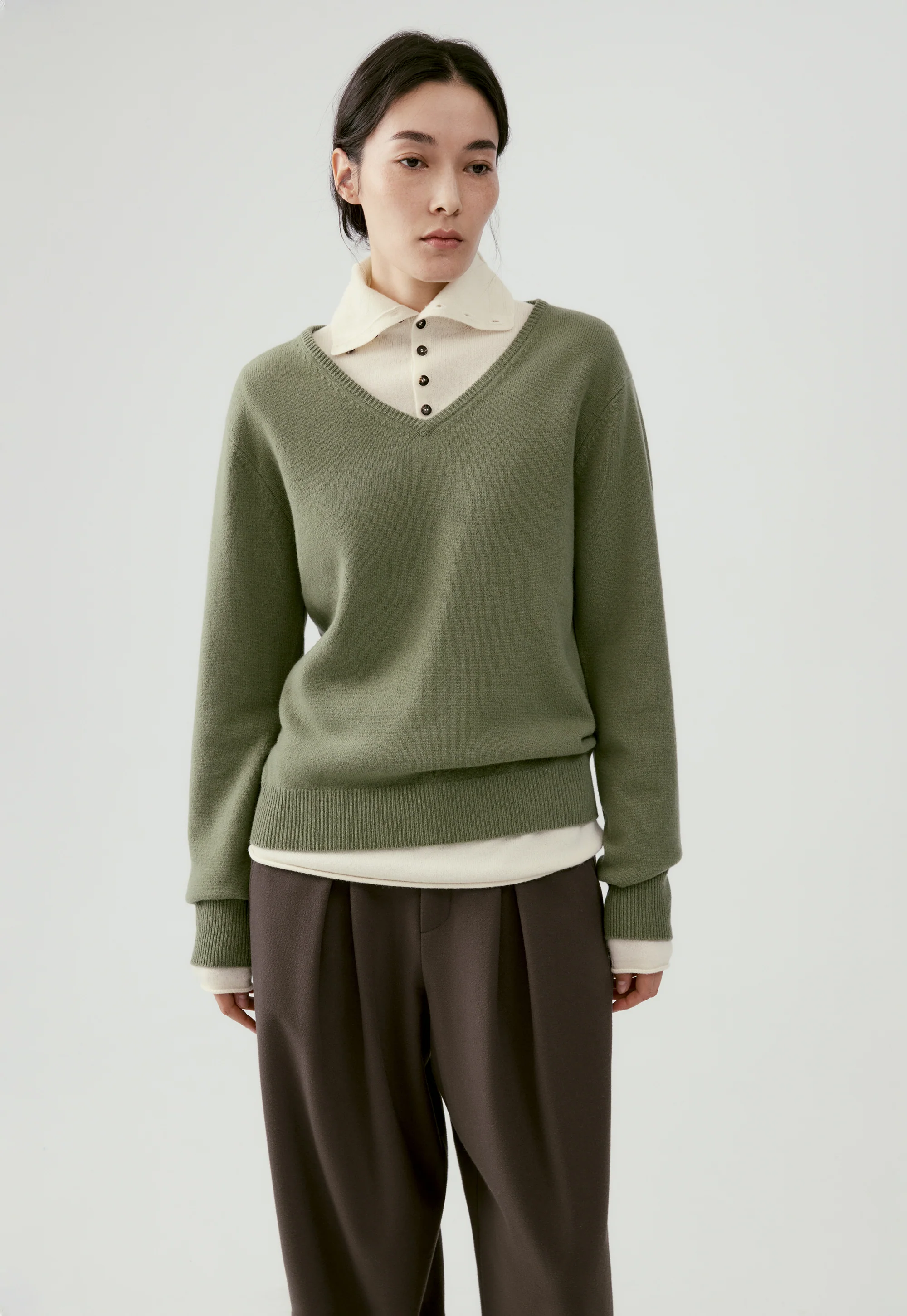 V-neck Knitted Top - Image 17