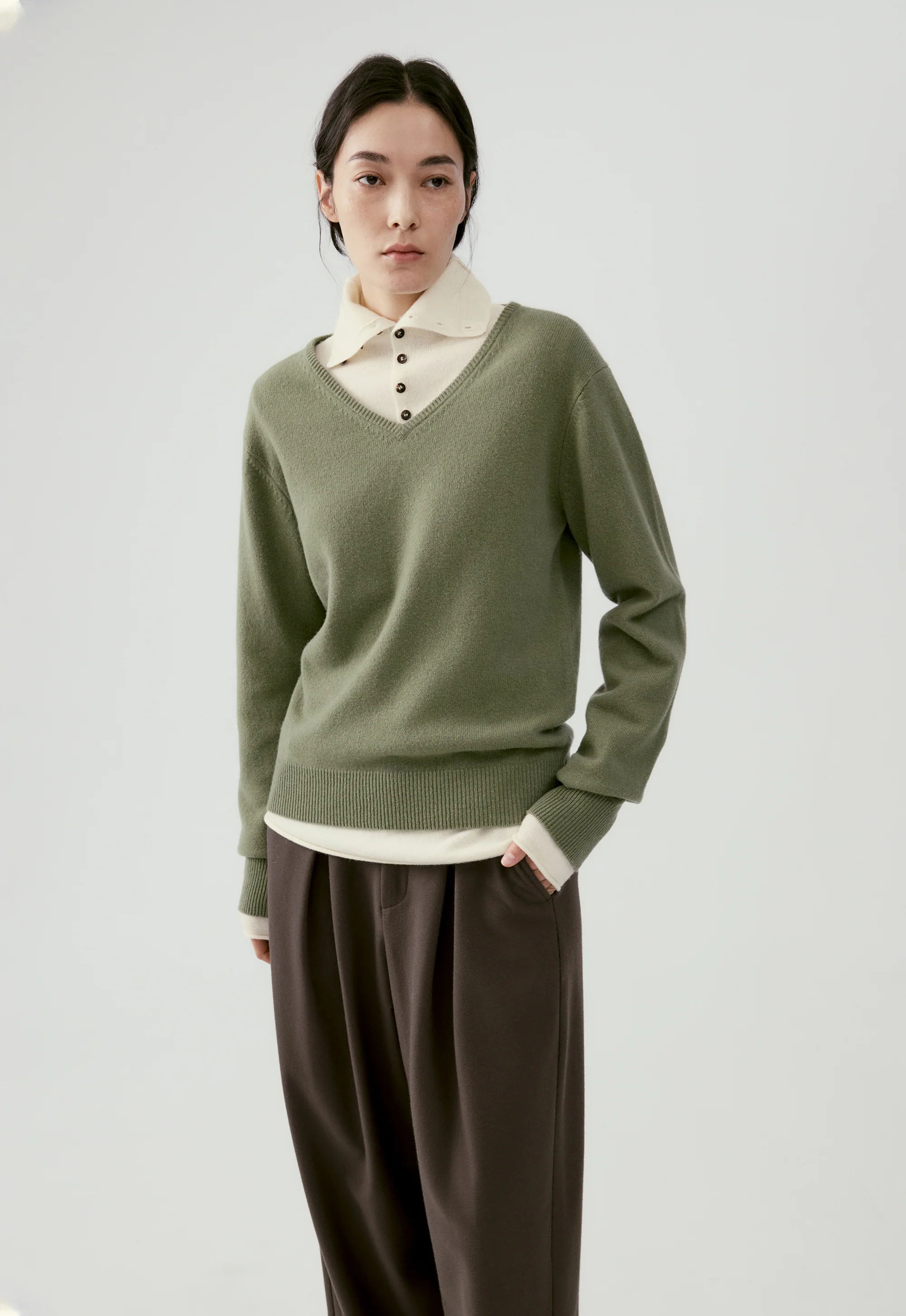 V-neck Knitted Top - Image 18