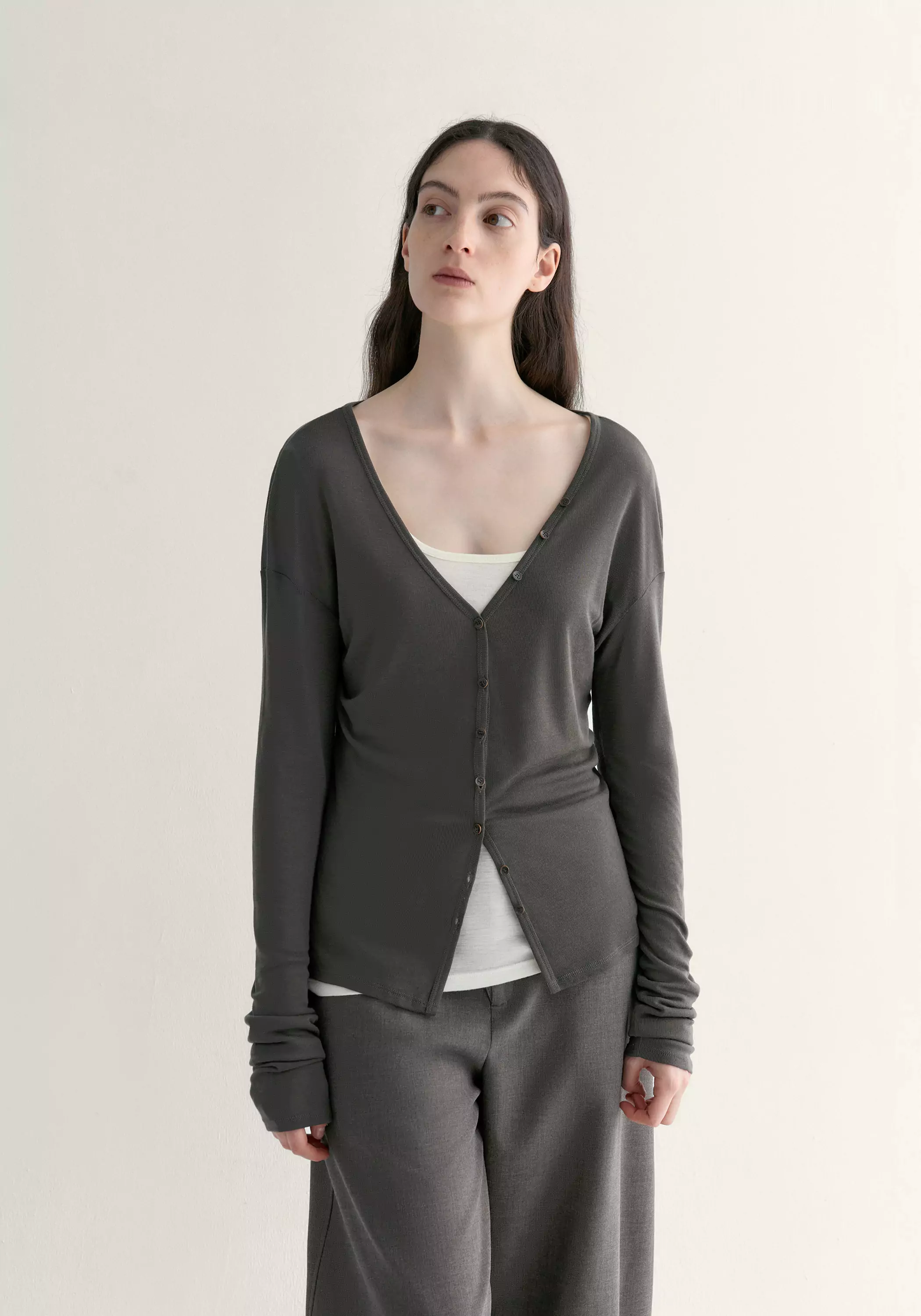 V-neck Knitted Top - Image 4