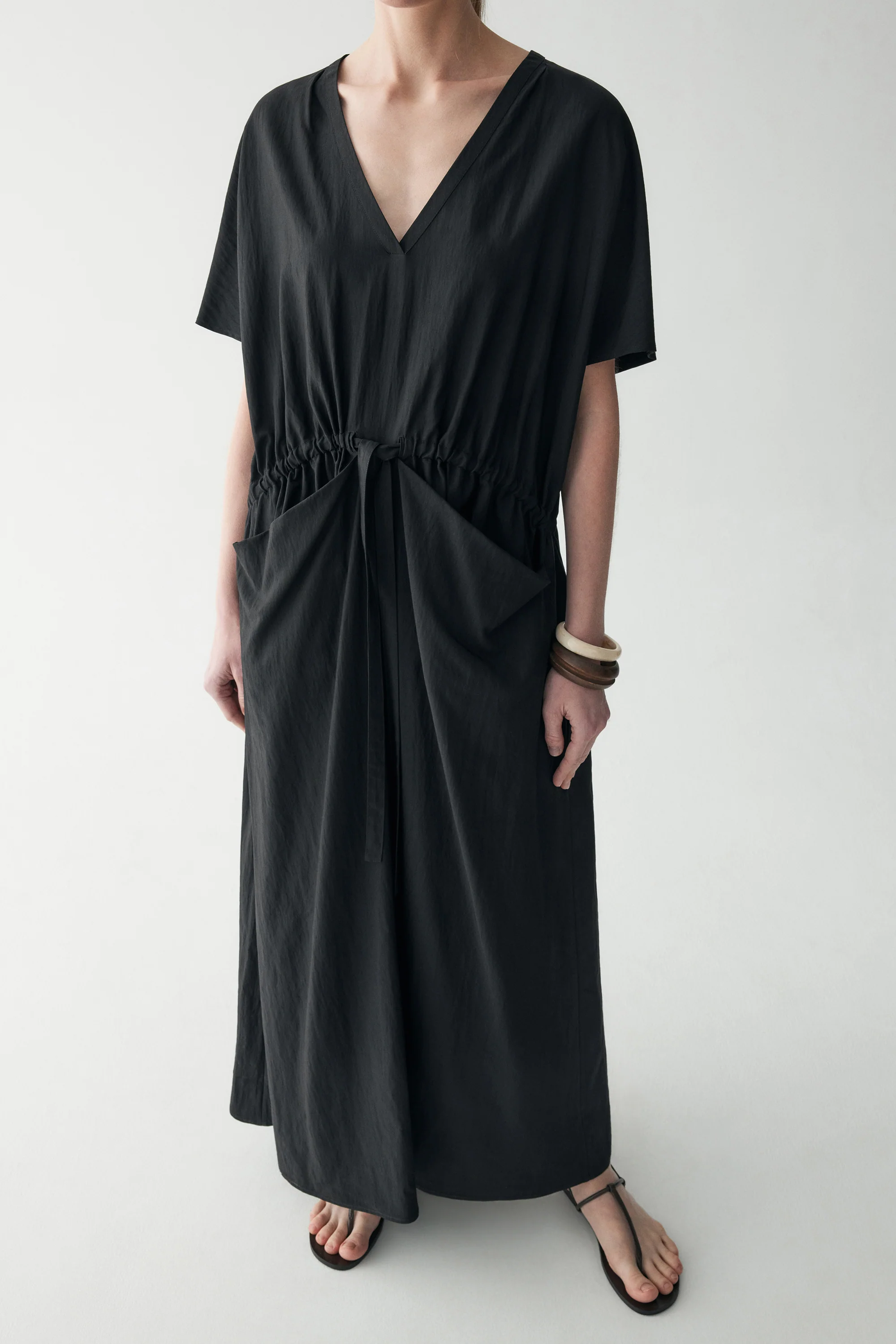 V-neck Pocket Dress - Image 10
