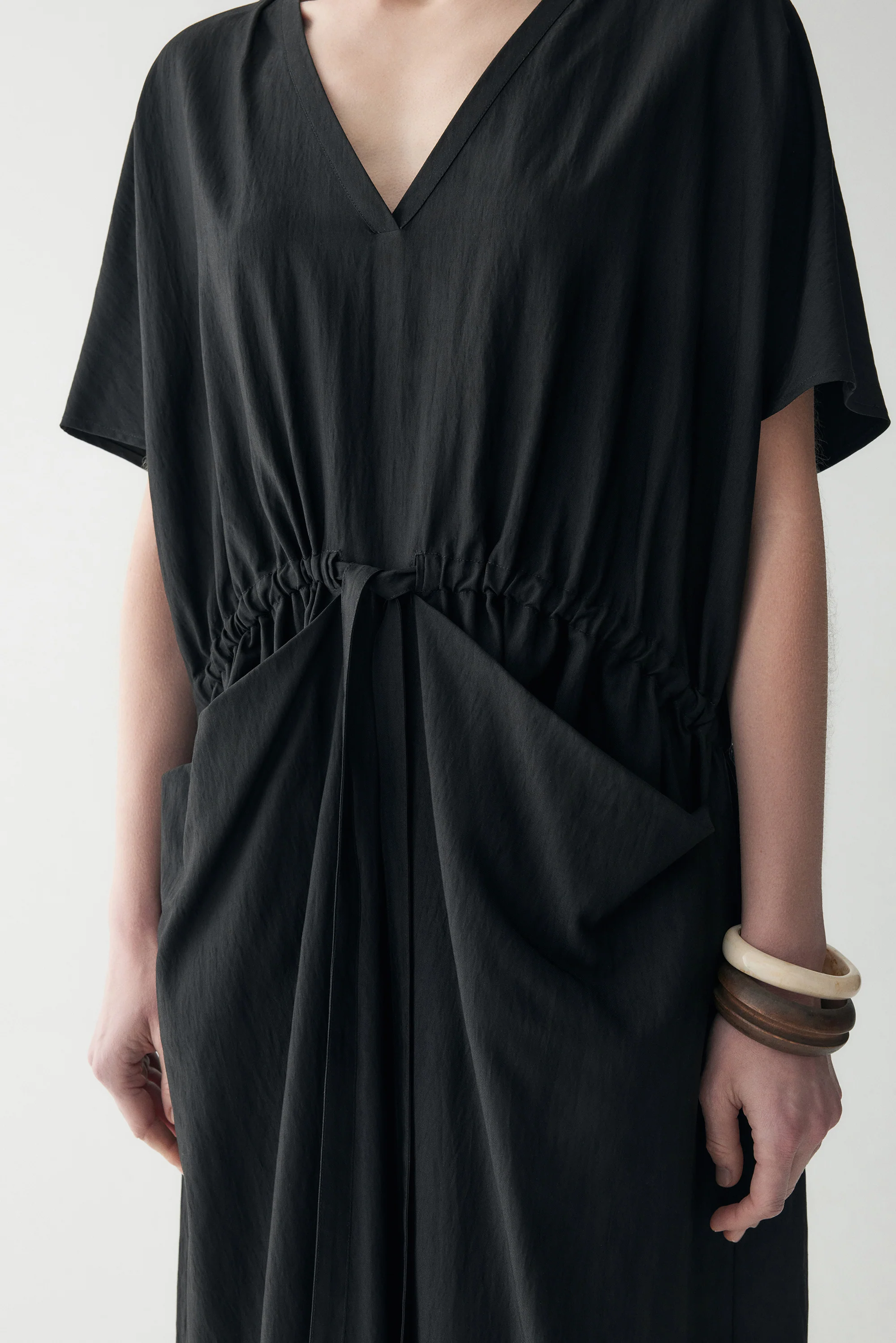 V-neck Pocket Dress - Image 16