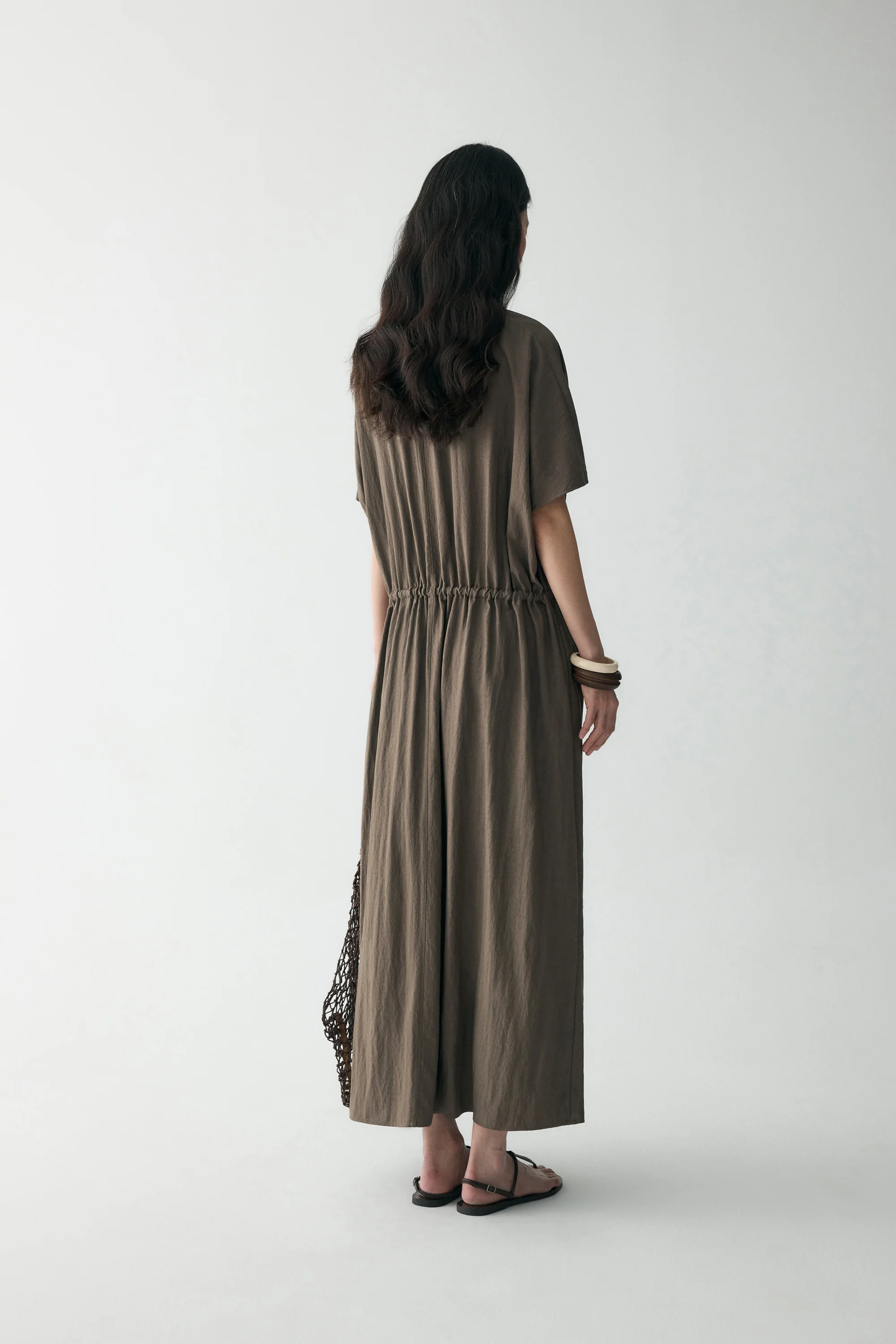 V-neck Pocket Dress - Image 5