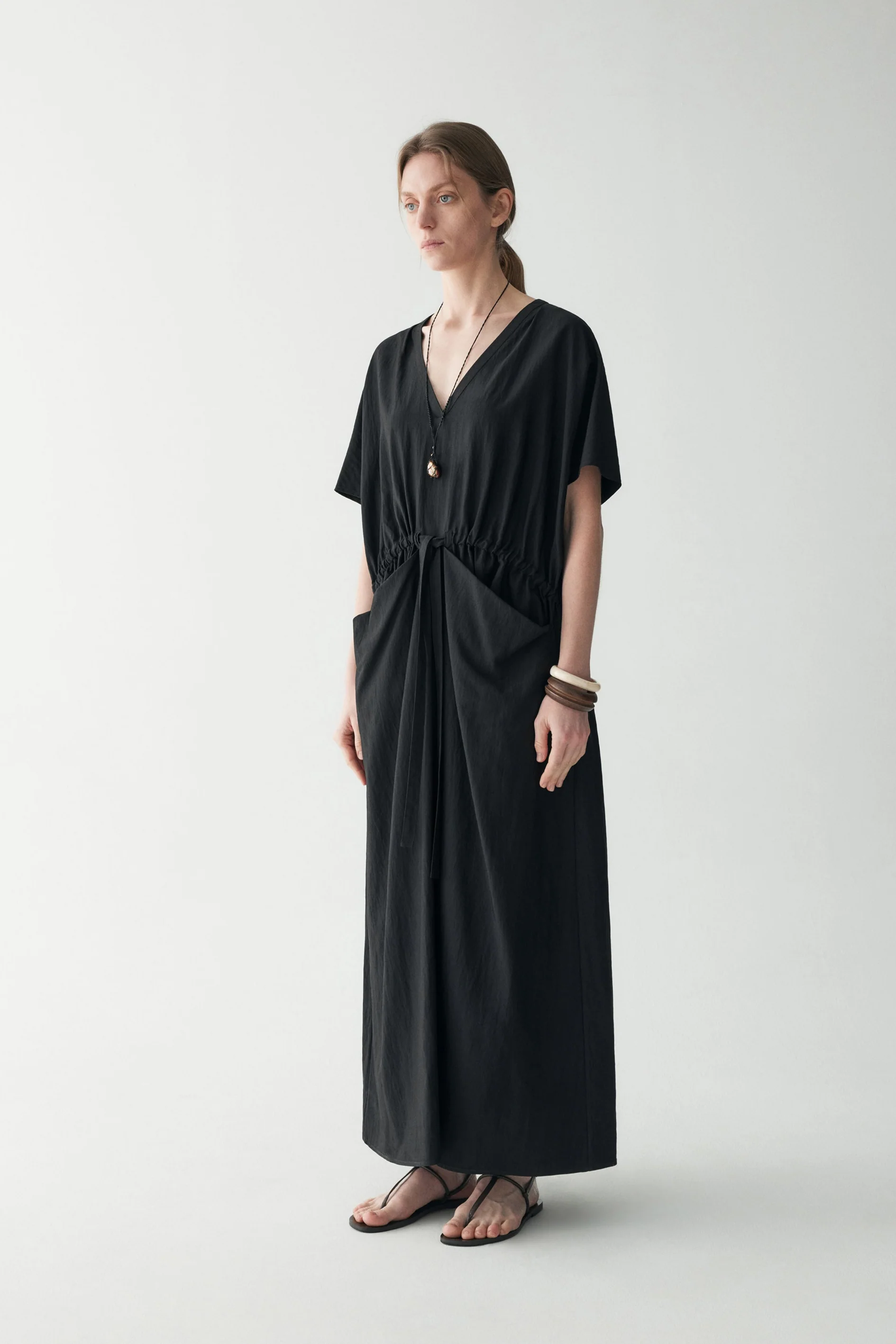 V-neck Pocket Dress - Image 9