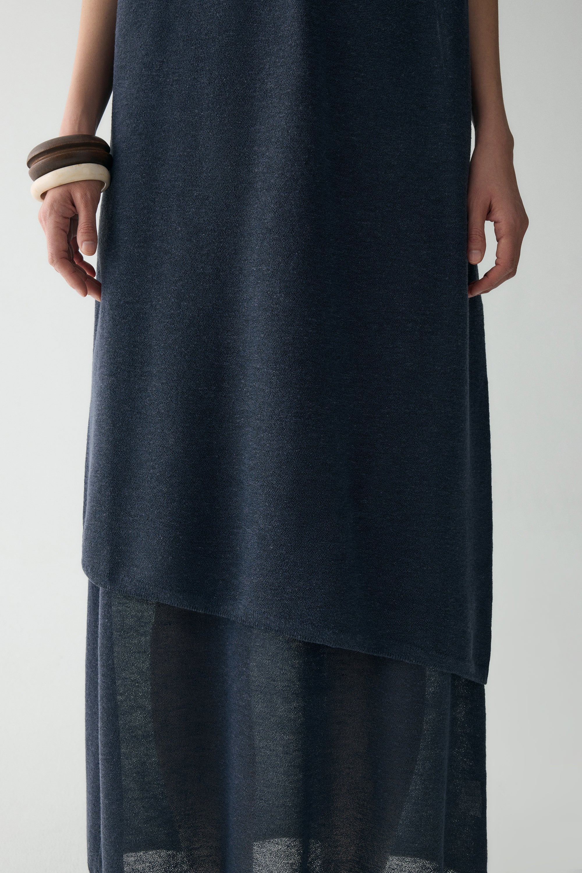 V-neck Smock Dress - Image 14