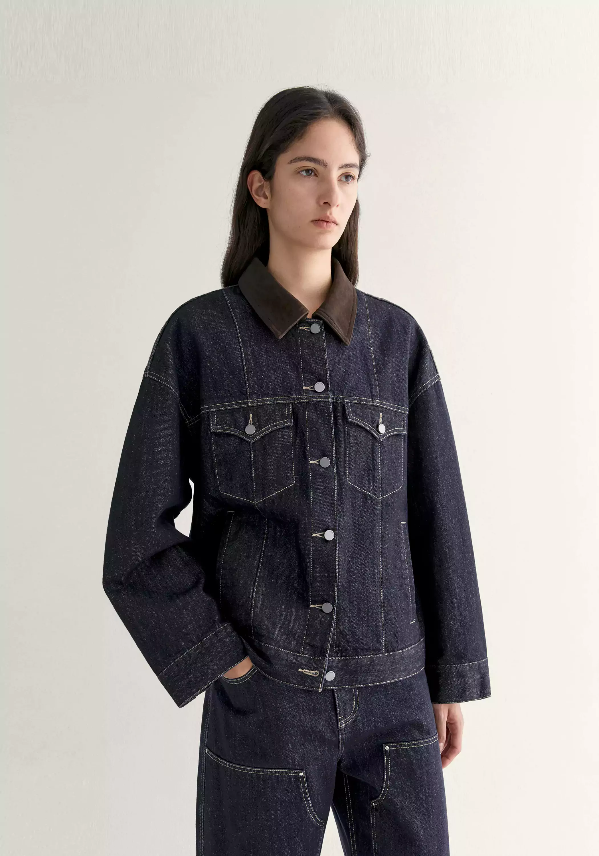 Volume Denim Jacket