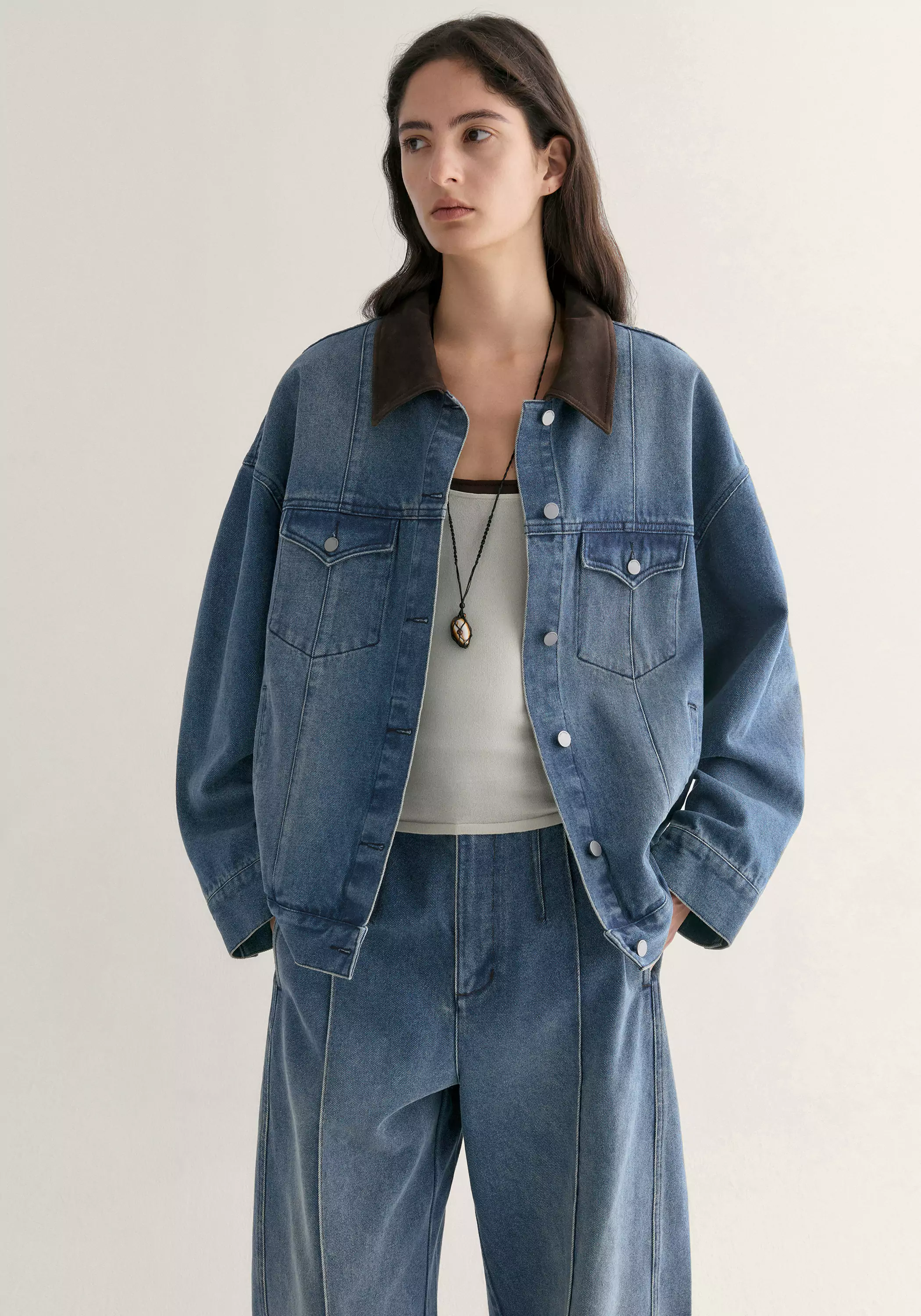 Volume Denim Jacket - Image 23
