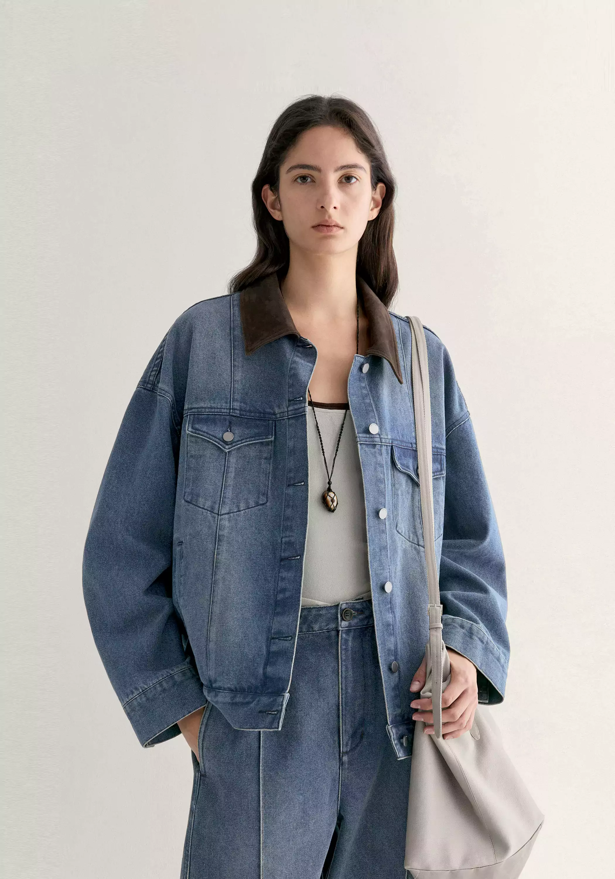 Volume Denim Jacket - Image 3