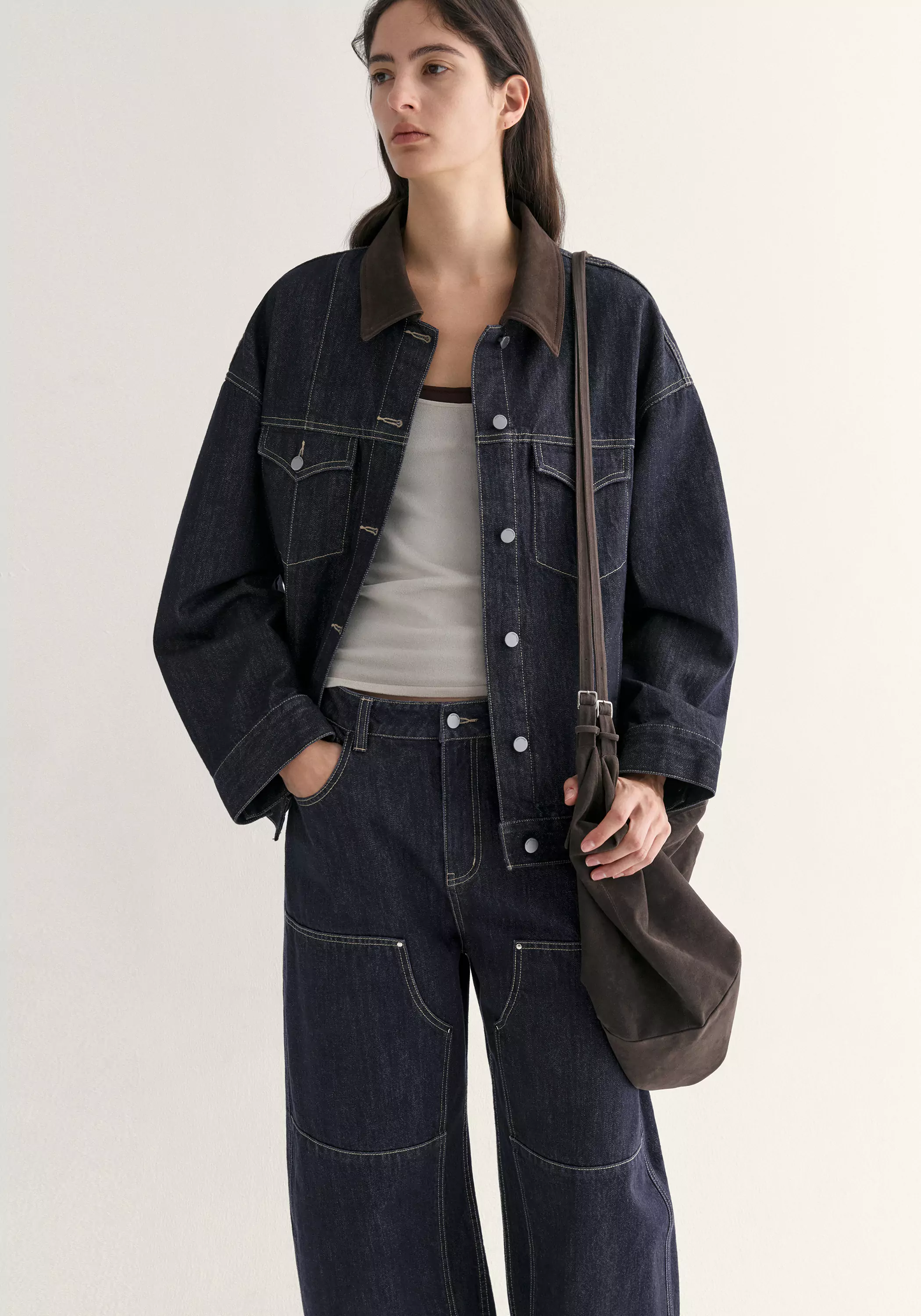 Volume Denim Jacket - Image 6