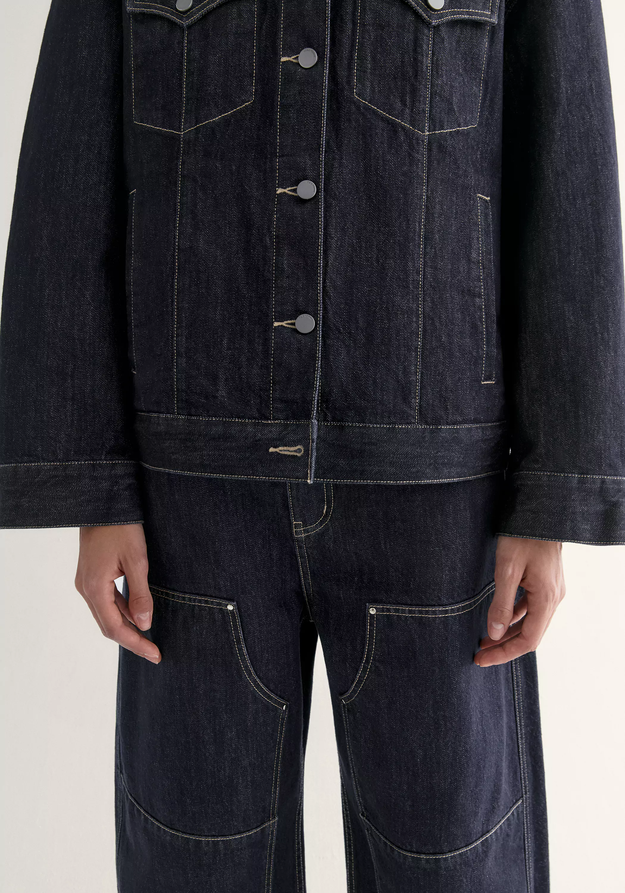 Volume Denim Jacket - Image 9