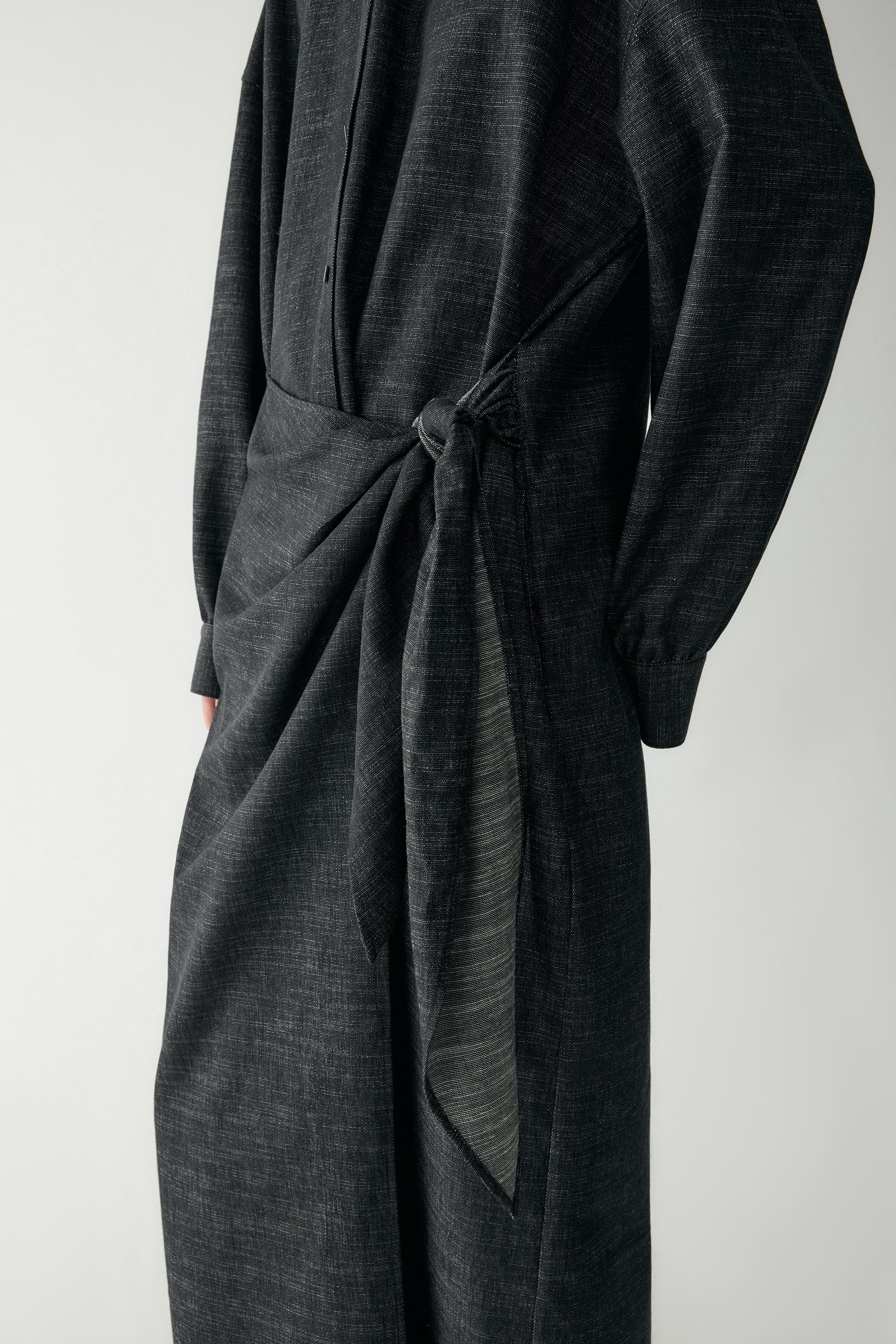 Waist-knot Shirt Dress - Image 13