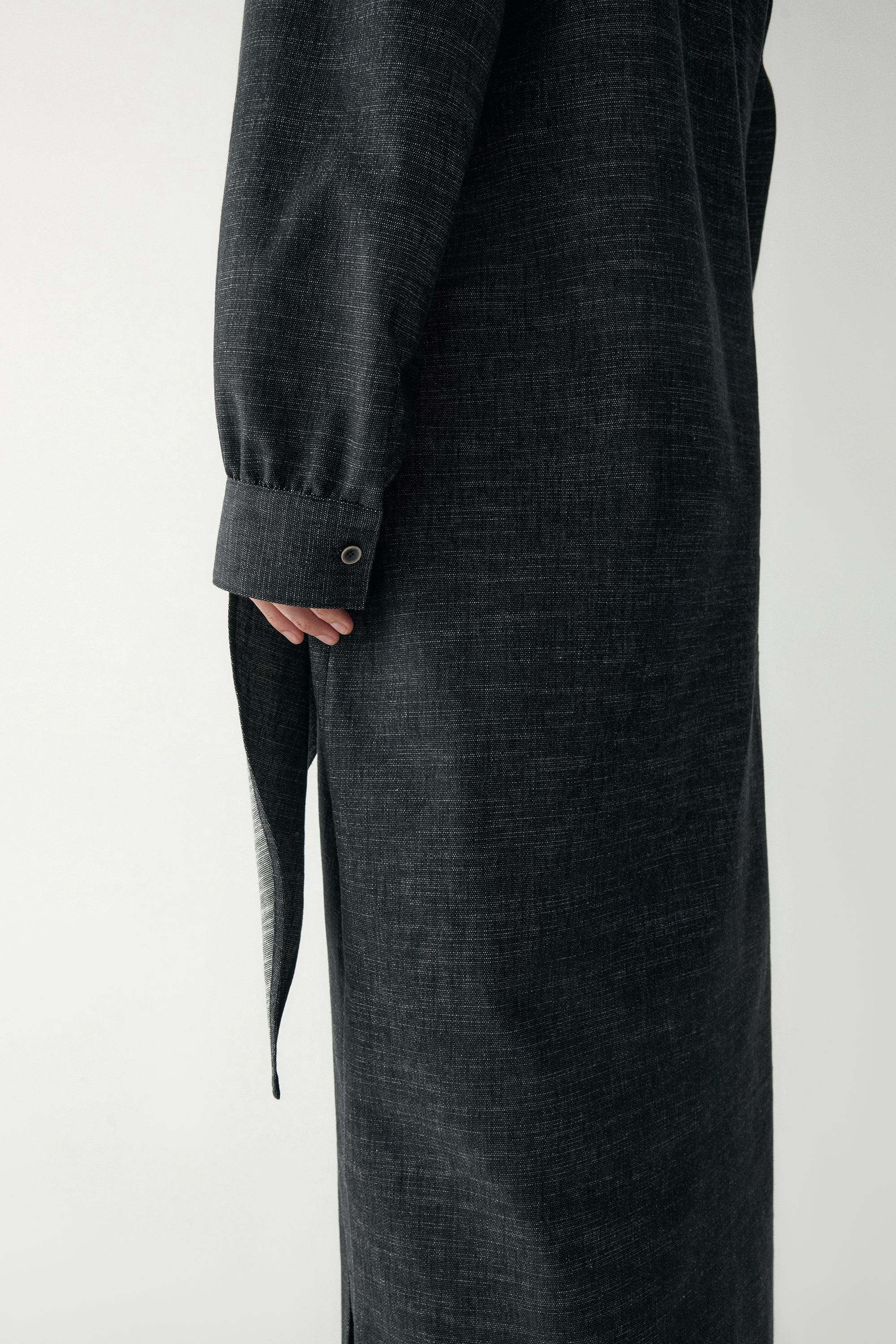 Waist-knot Shirt Dress - Image 14