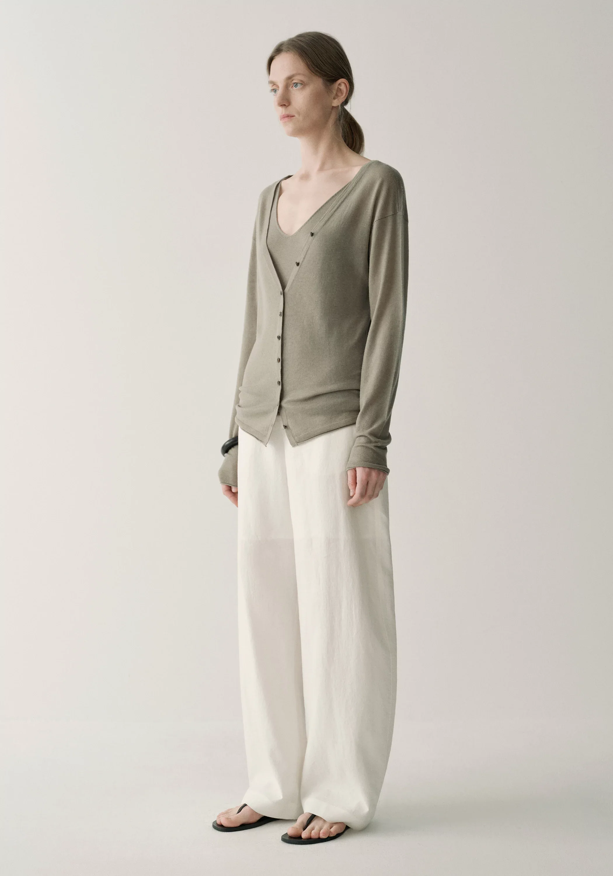 Water-soluble Wool Cardigan - Image 18