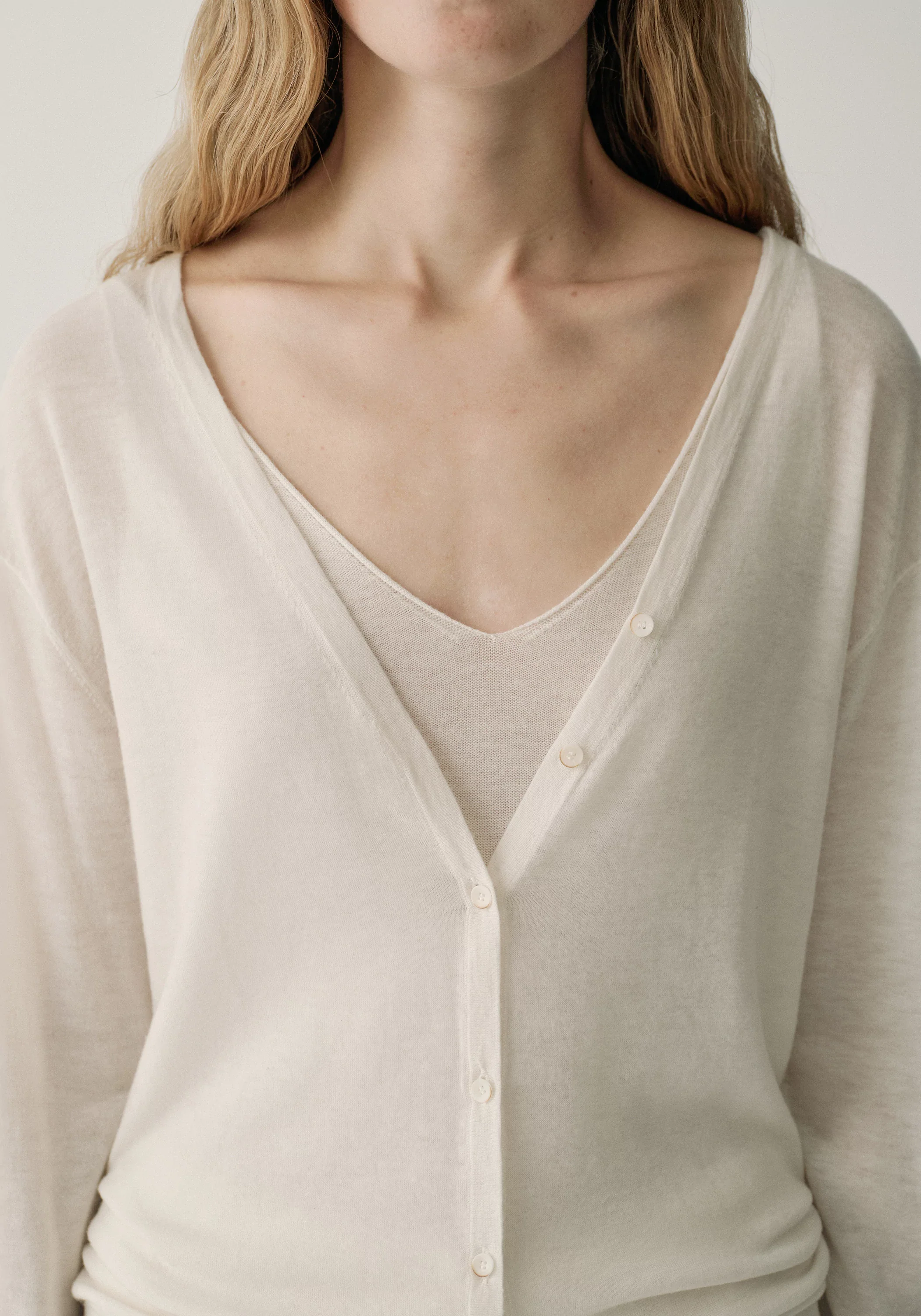 Water-soluble Wool Cardigan - Image 7
