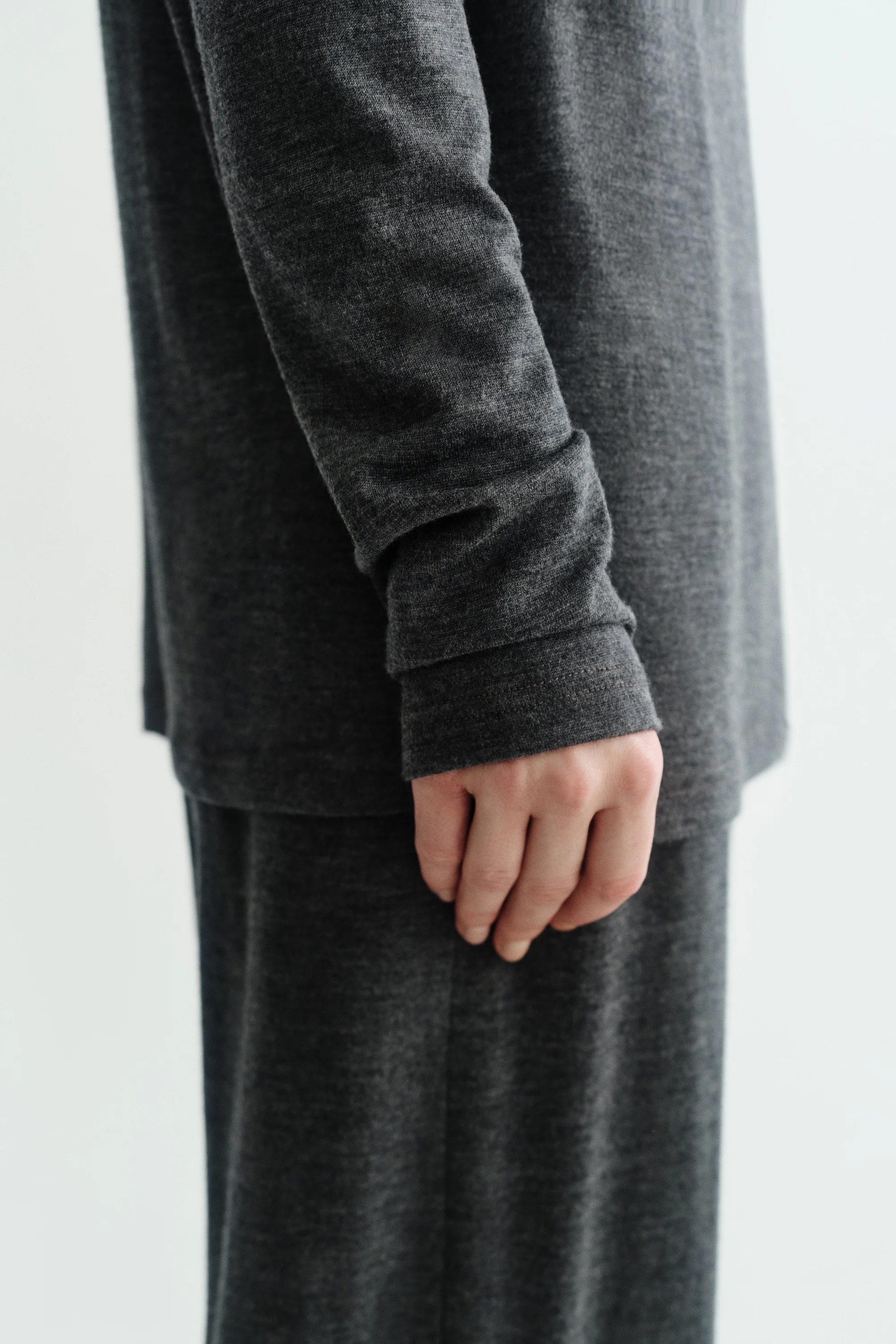 Wool Cowl Neck Top - Image 14