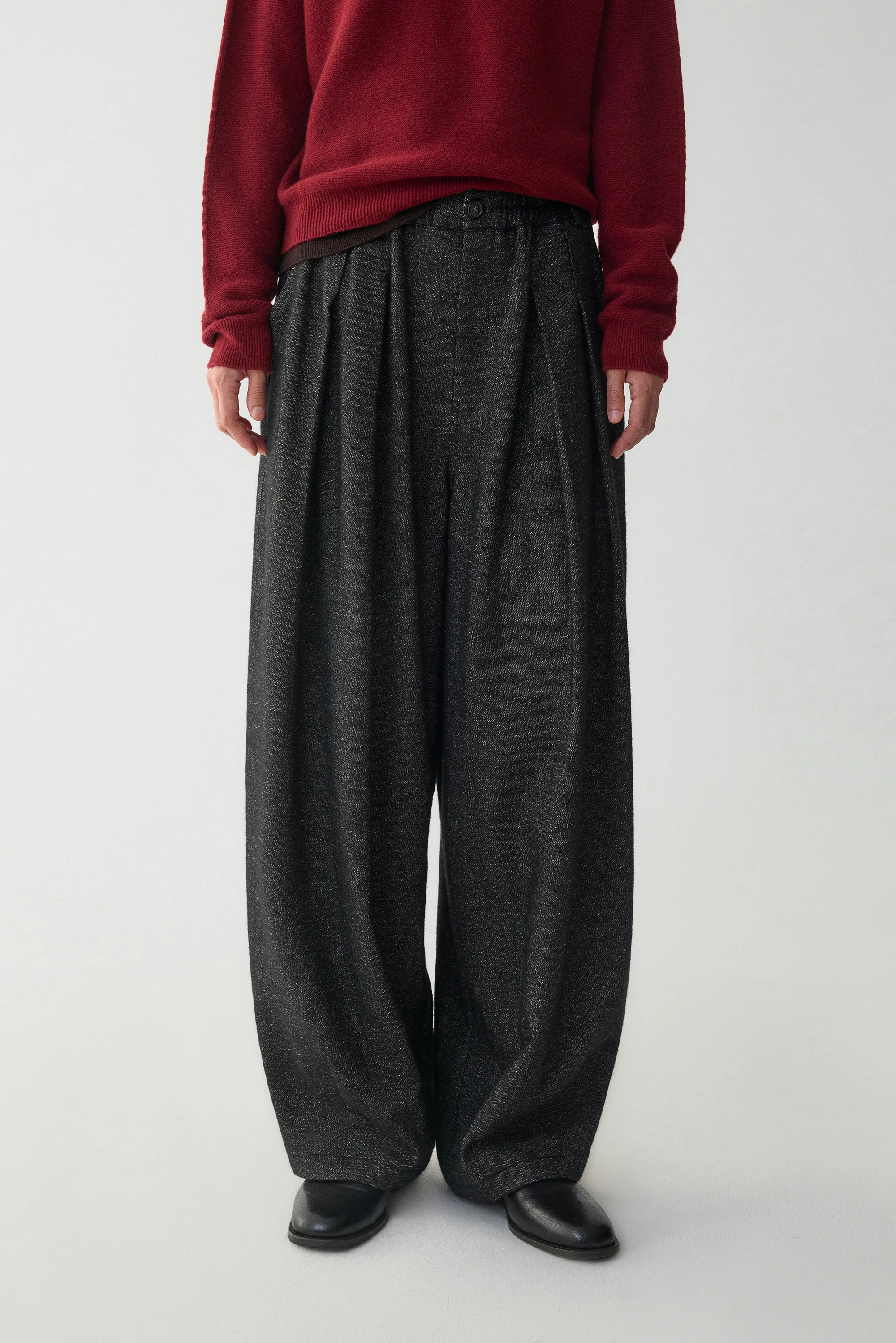 Wool-linen blend pants - Image 5