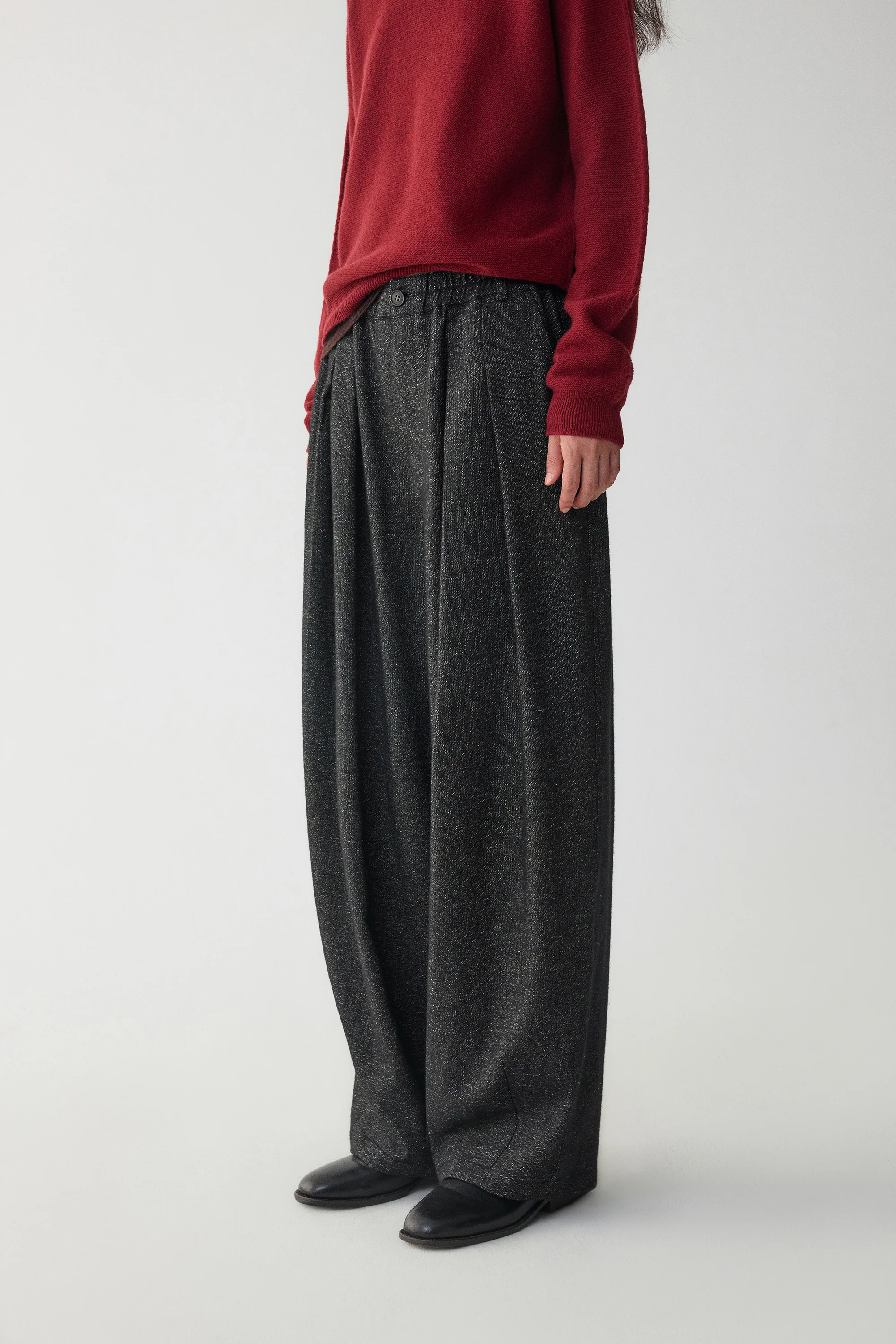 Wool-linen blend pants - Image 6