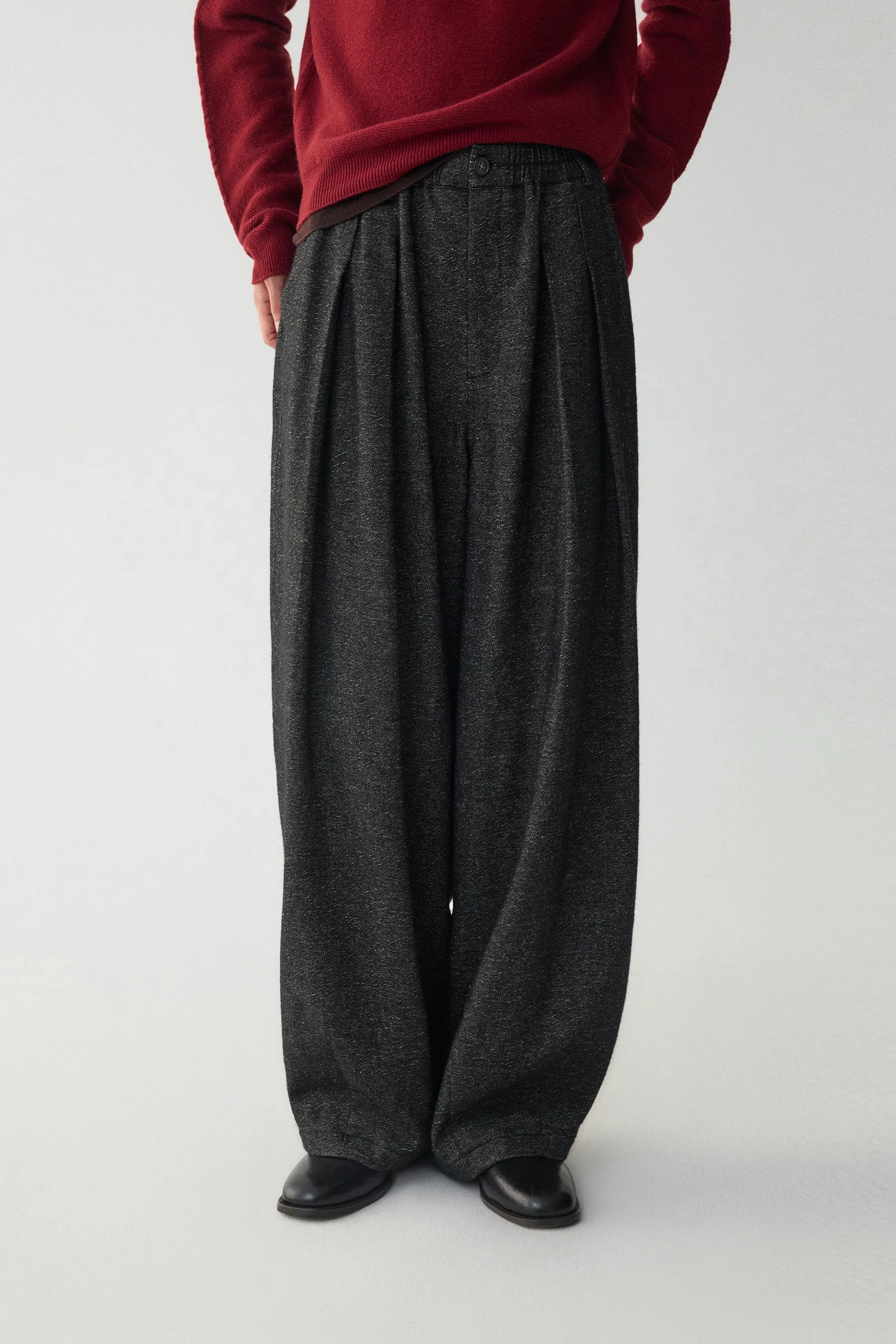 Wool-linen blend pants - Image 7