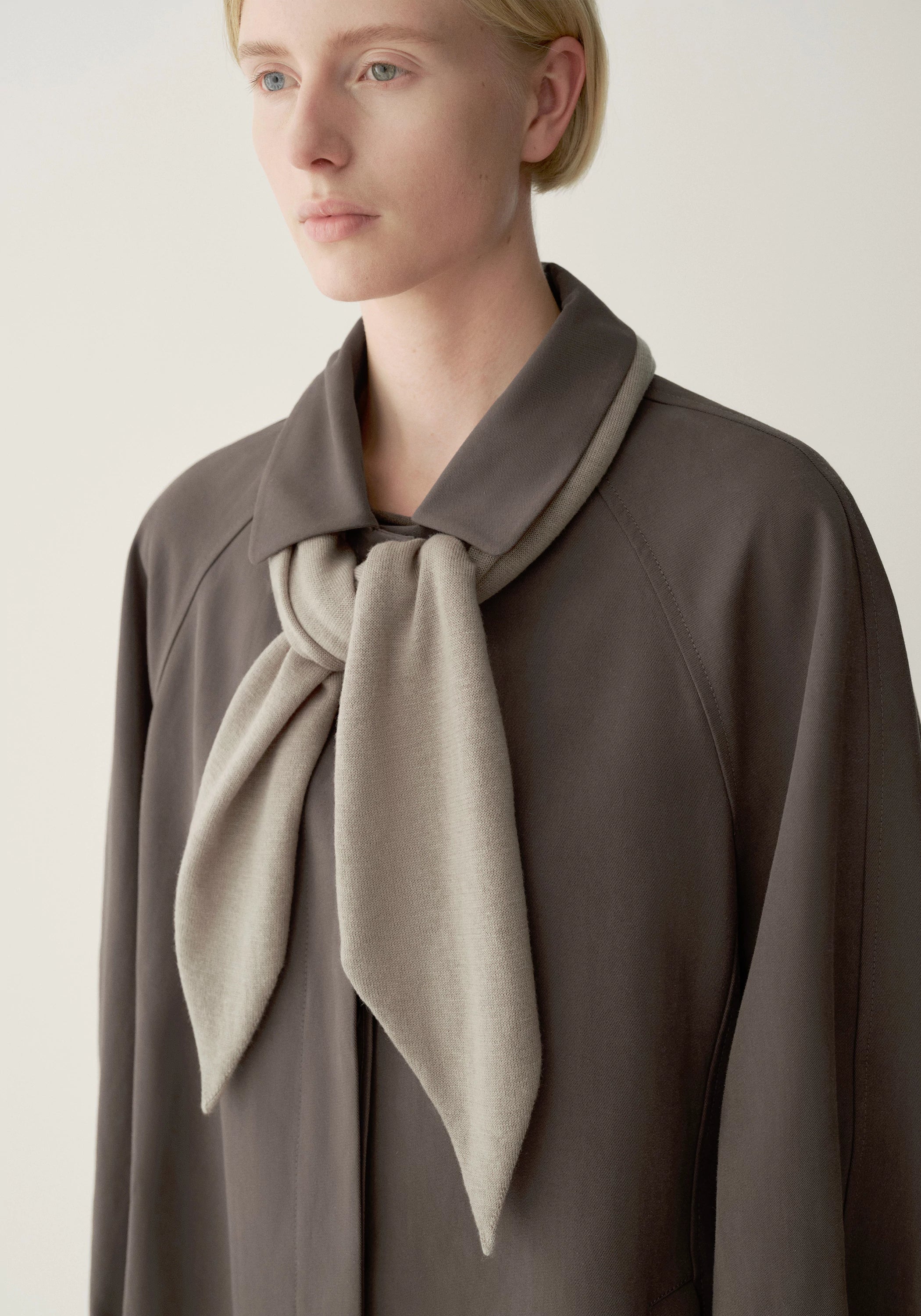 Wool-silk Triangle Scarf - Image 5