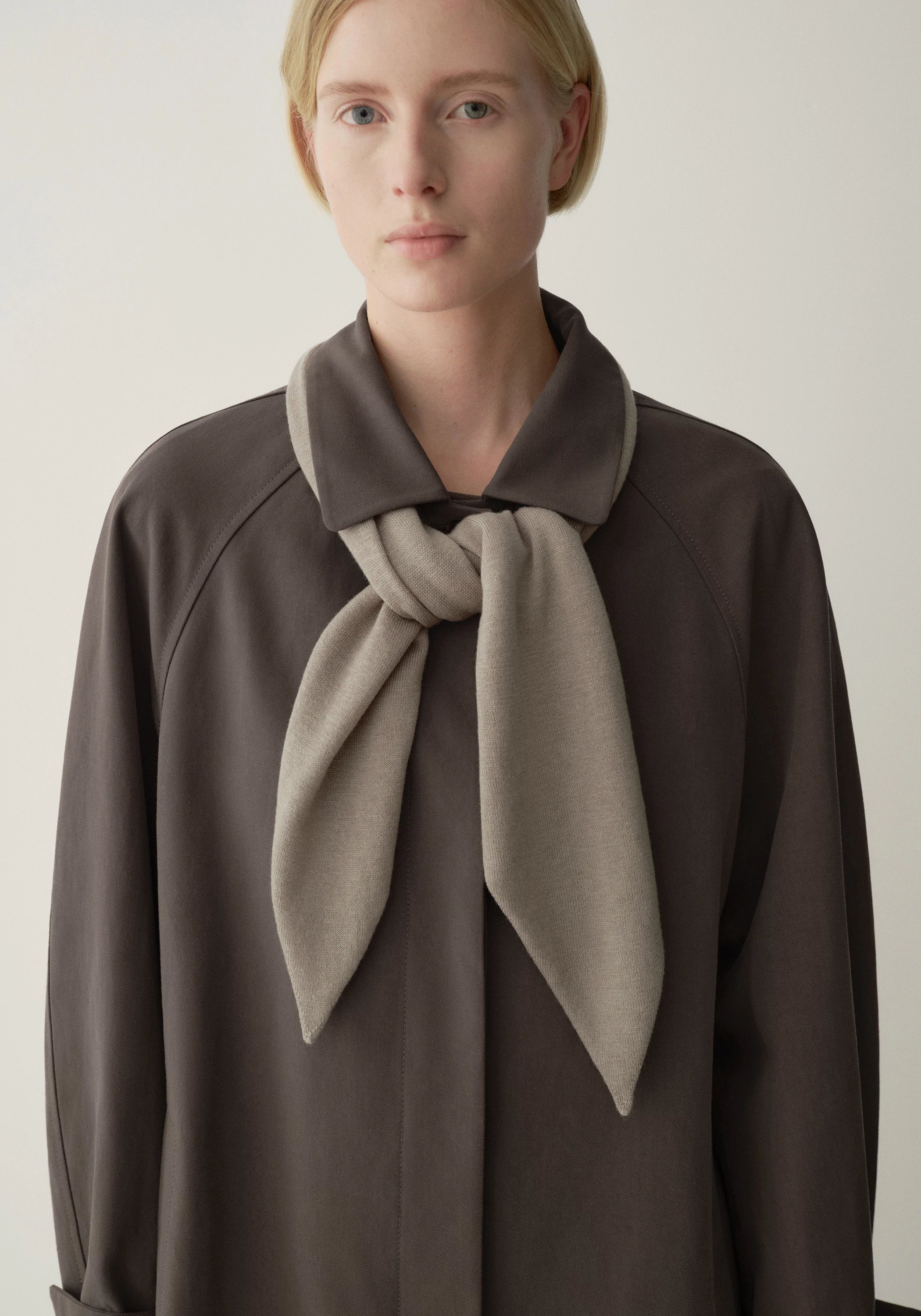 Wool-silk Triangle Scarf - Image 6