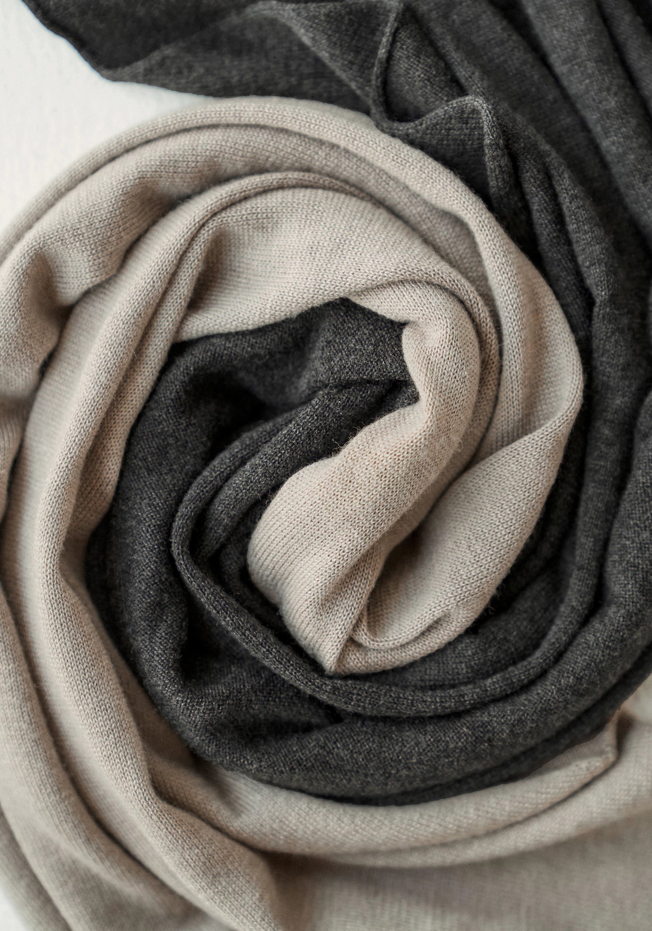 Wool-silk Triangle Scarf - Image 7