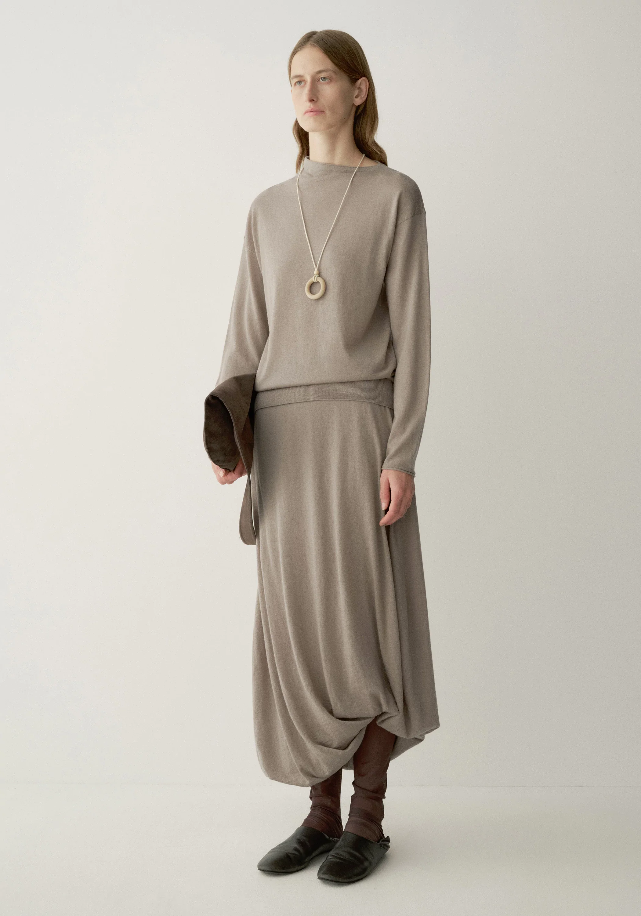 Wool-silk Twist Skirt - Image 10