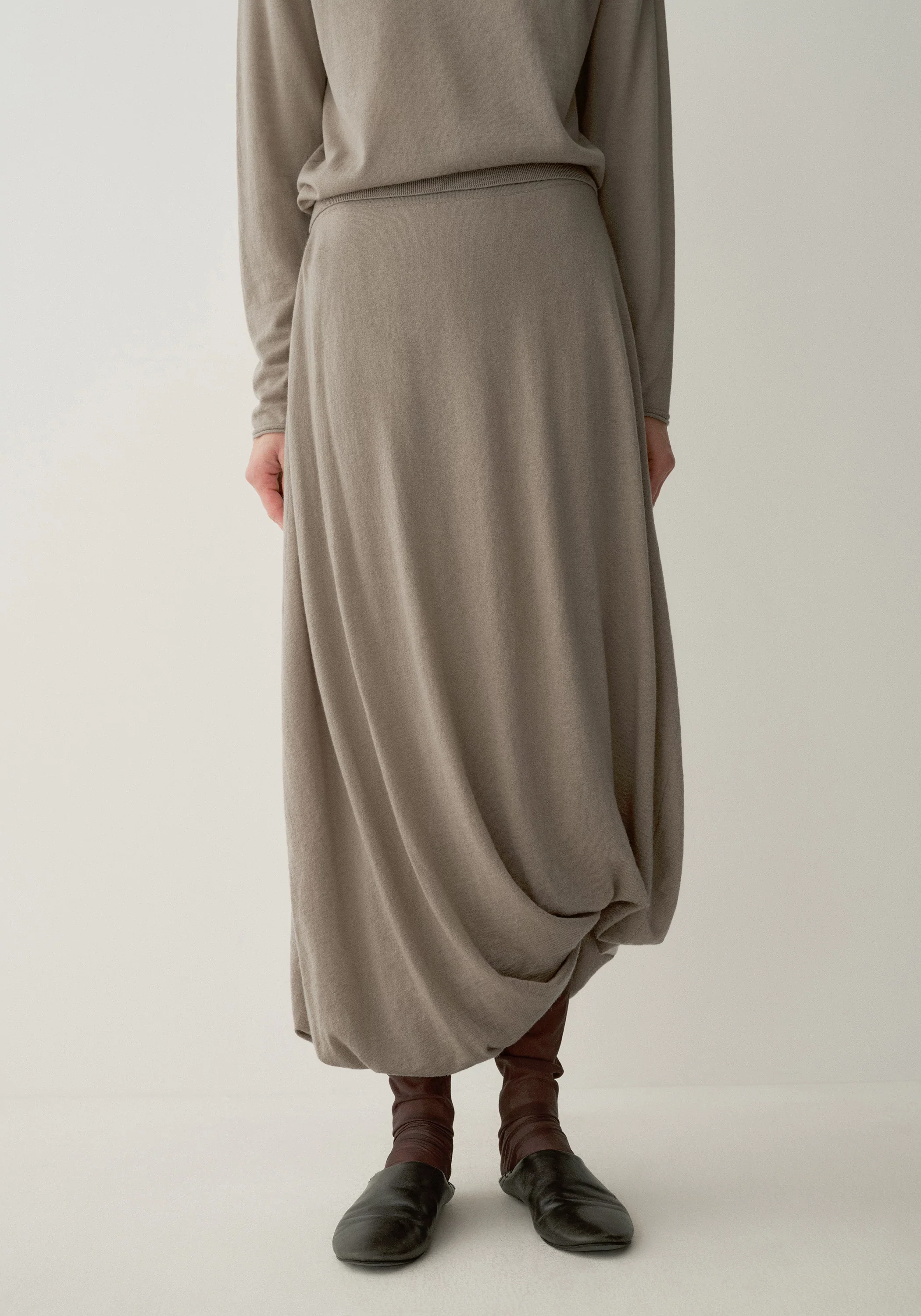 Wool-silk Twist Skirt - Image 13