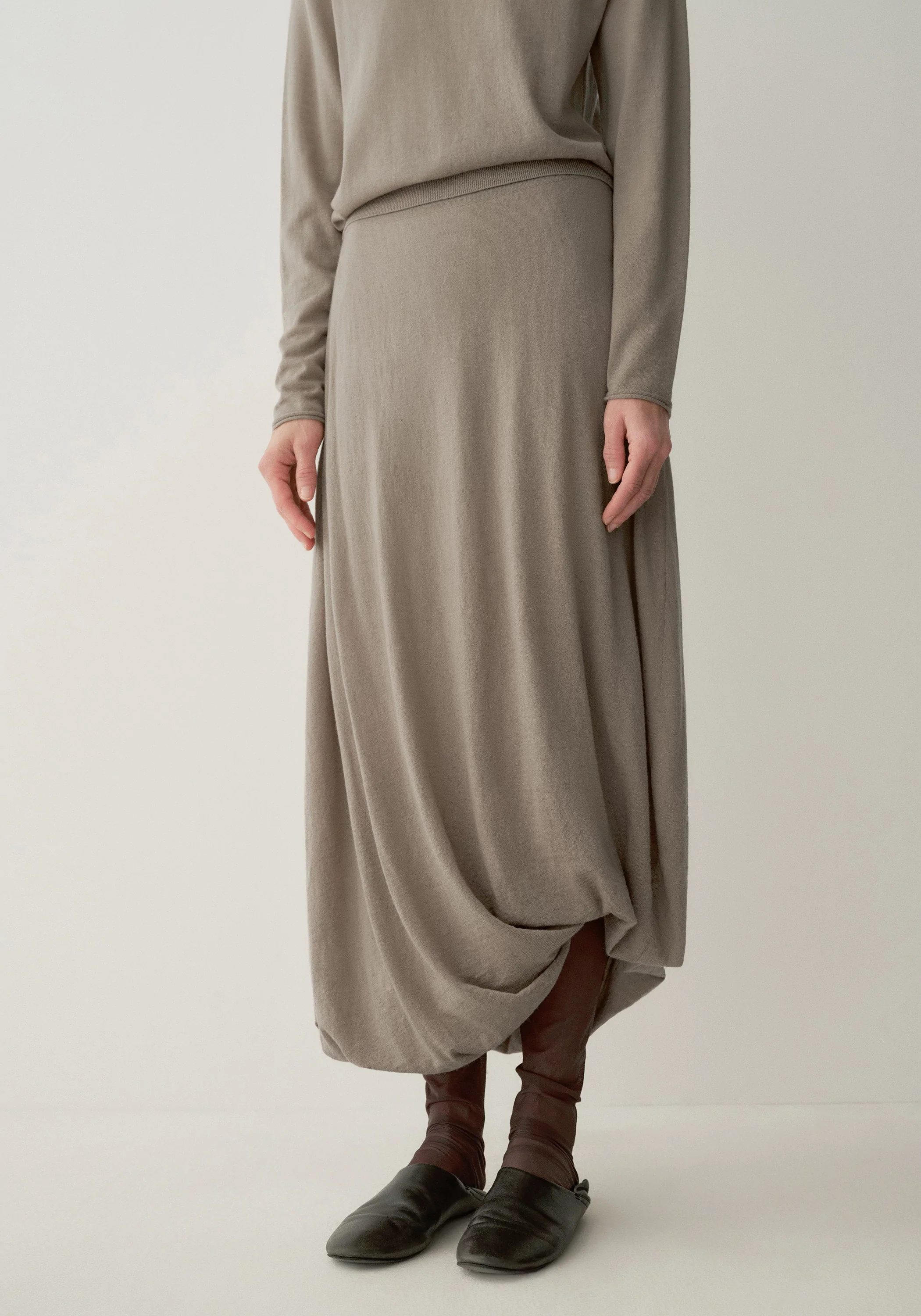 Wool-silk Twist Skirt - Image 14