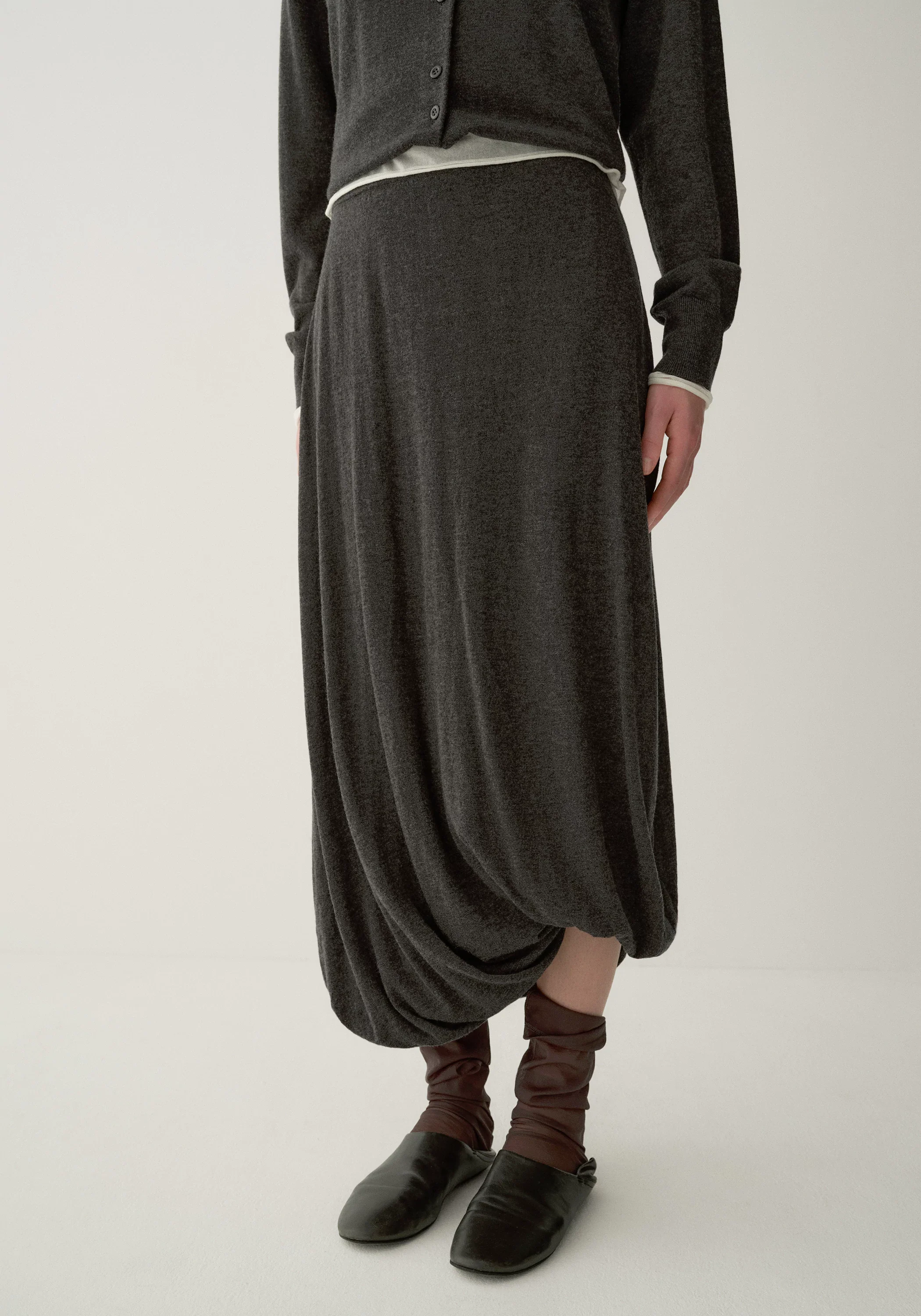 Wool-silk Twist Skirt - Image 7