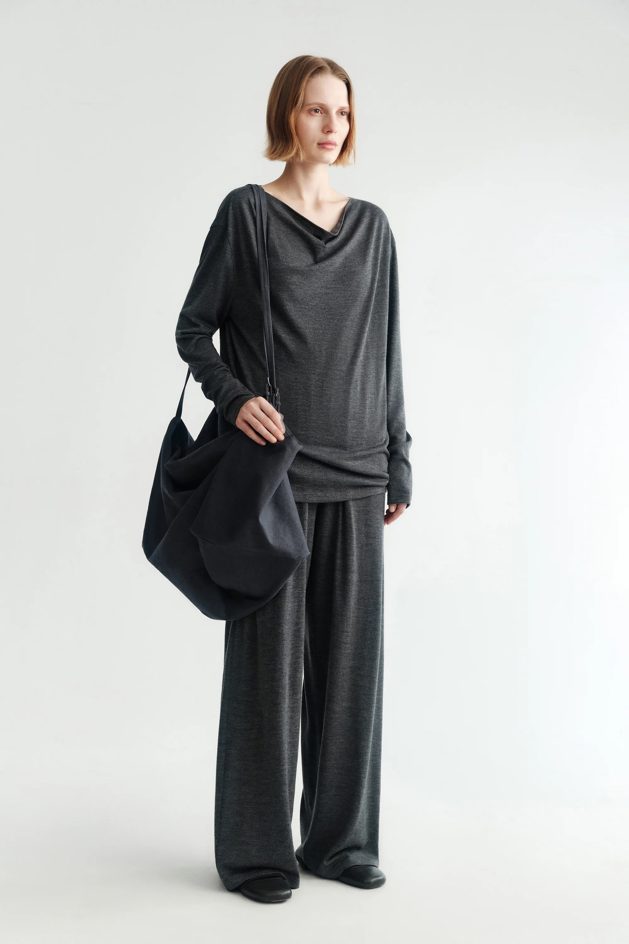 Wool Wide-Leg Pants - Image 4