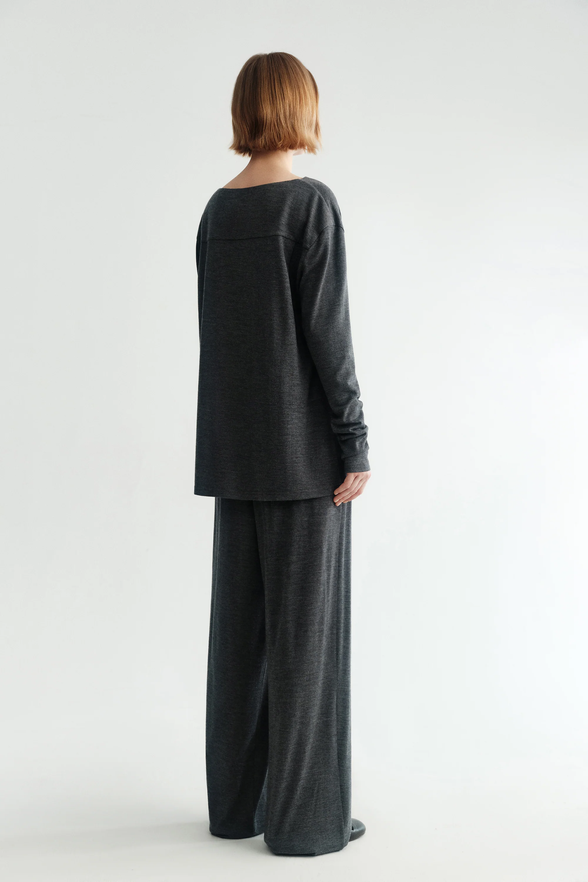 Wool Wide-Leg Pants - Image 5