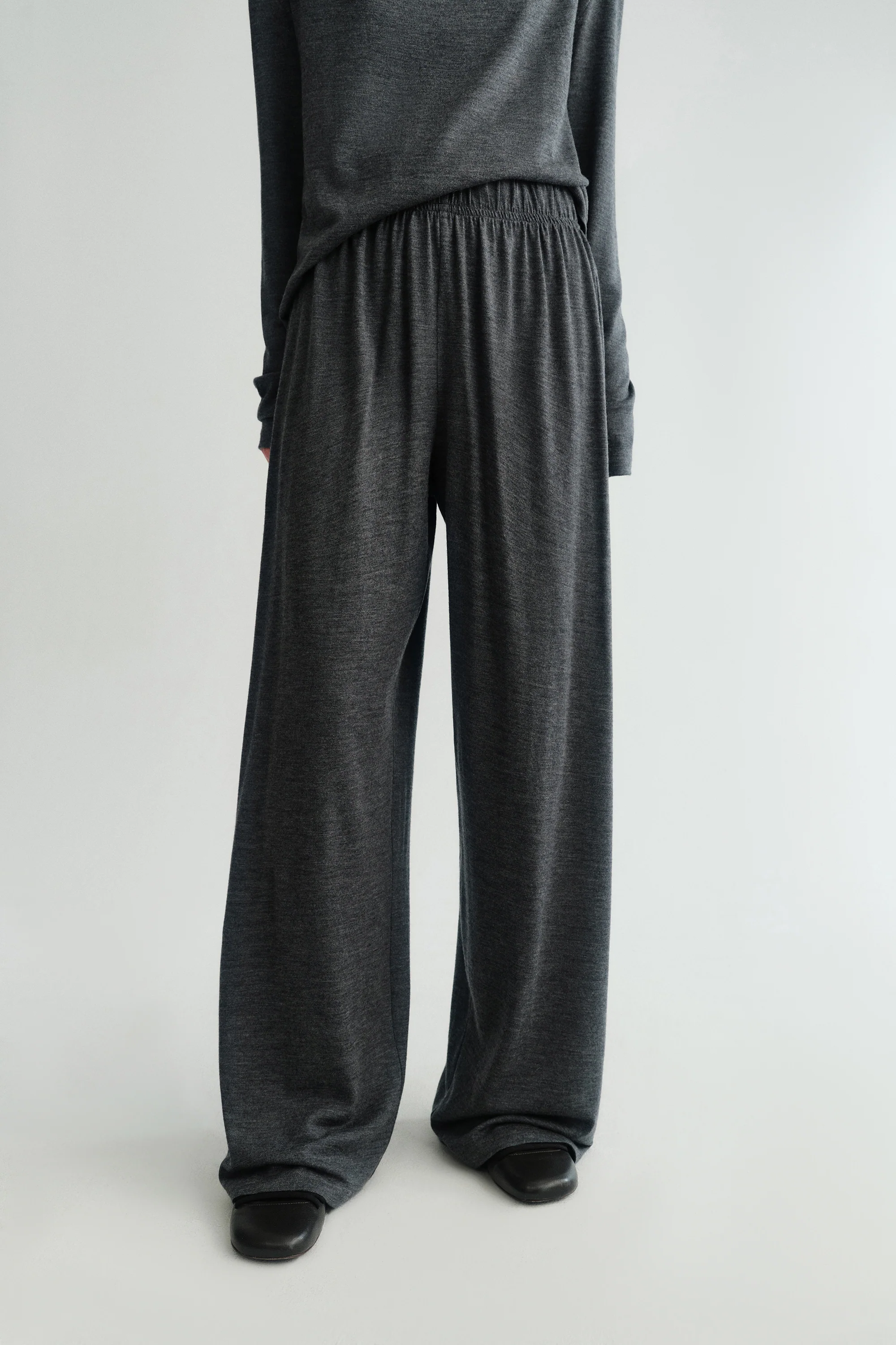 Wool Wide-Leg Pants - Image 6