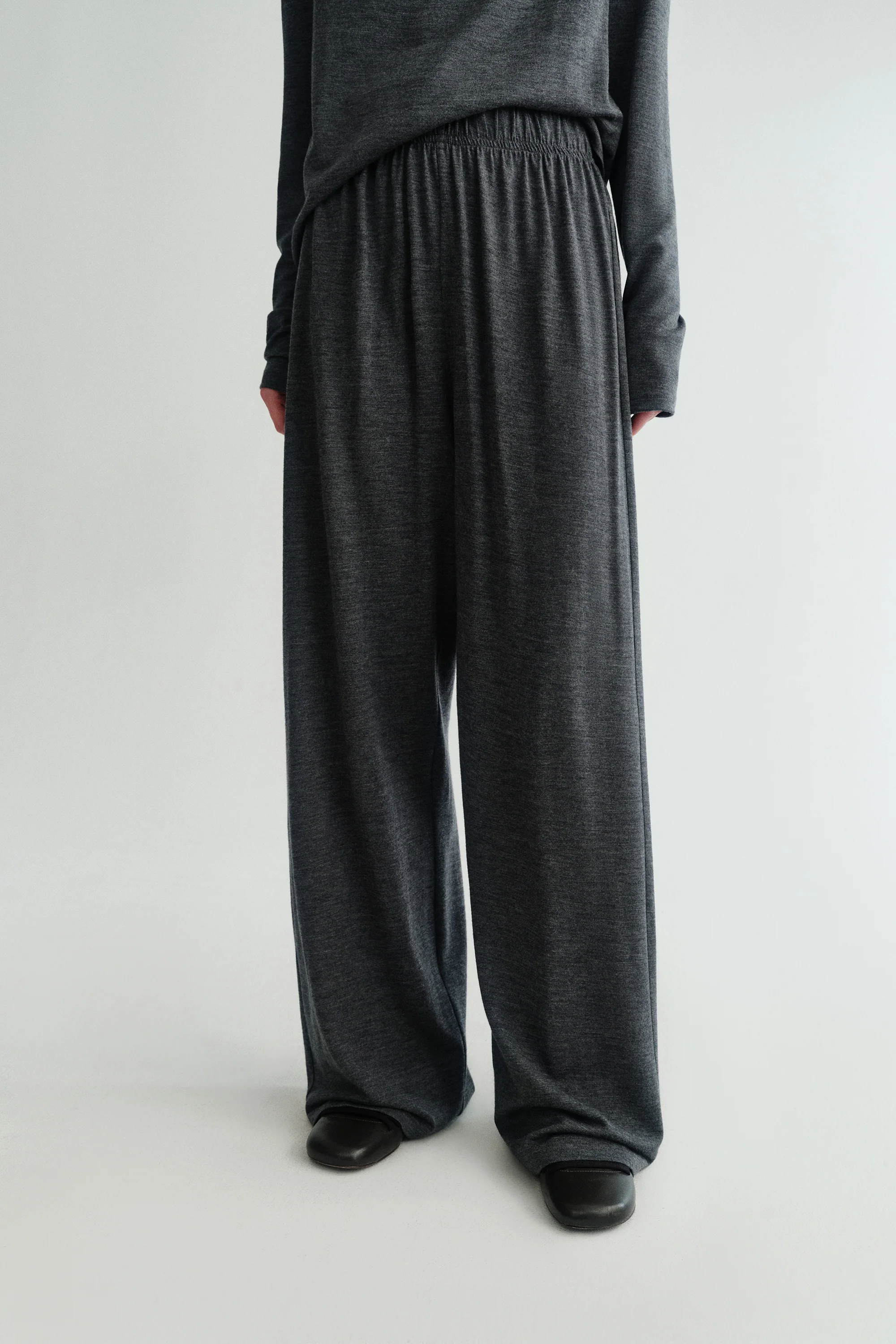 Wool Wide-Leg Pants - Image 7