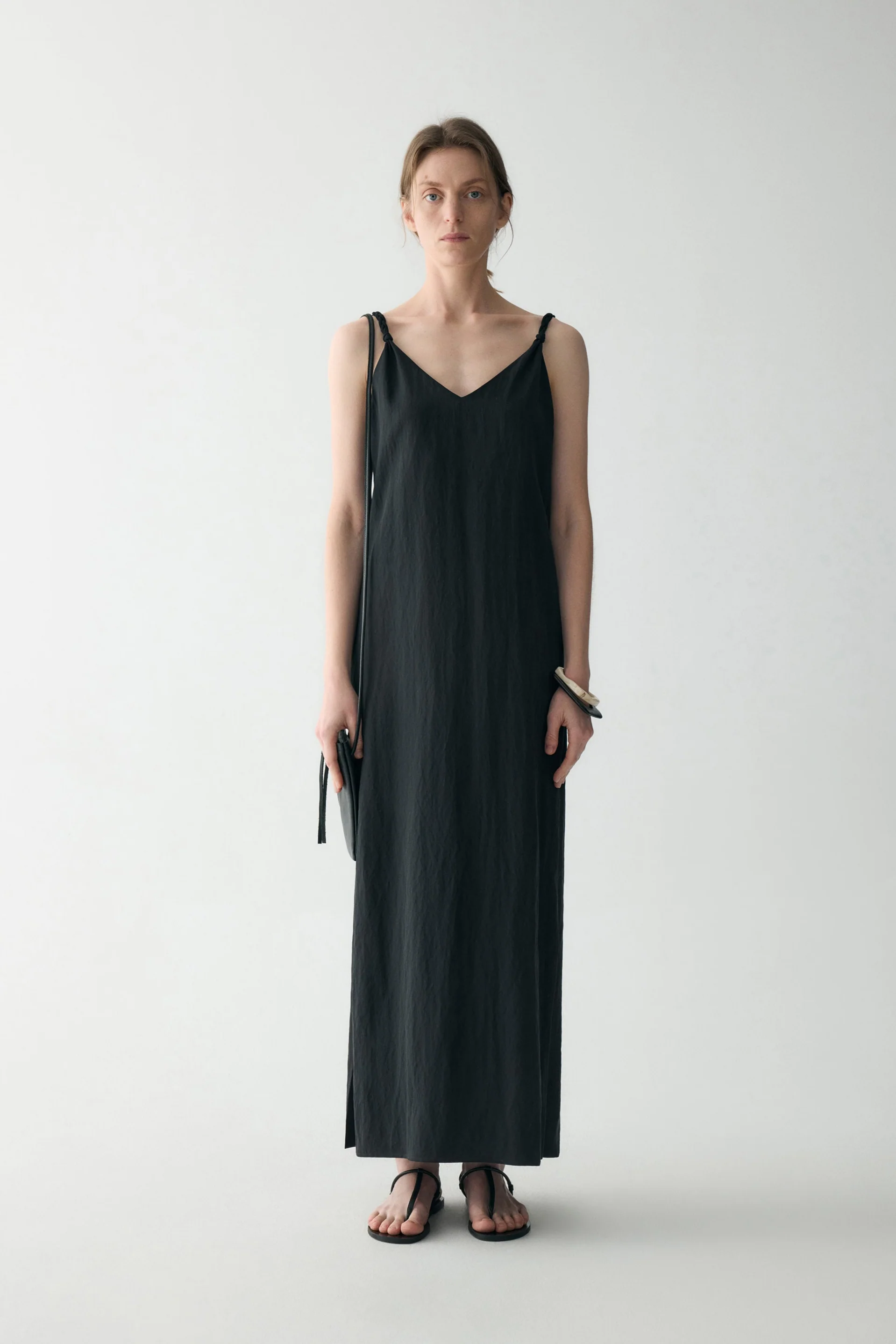 Woven-straps Straight Dress - Image 10